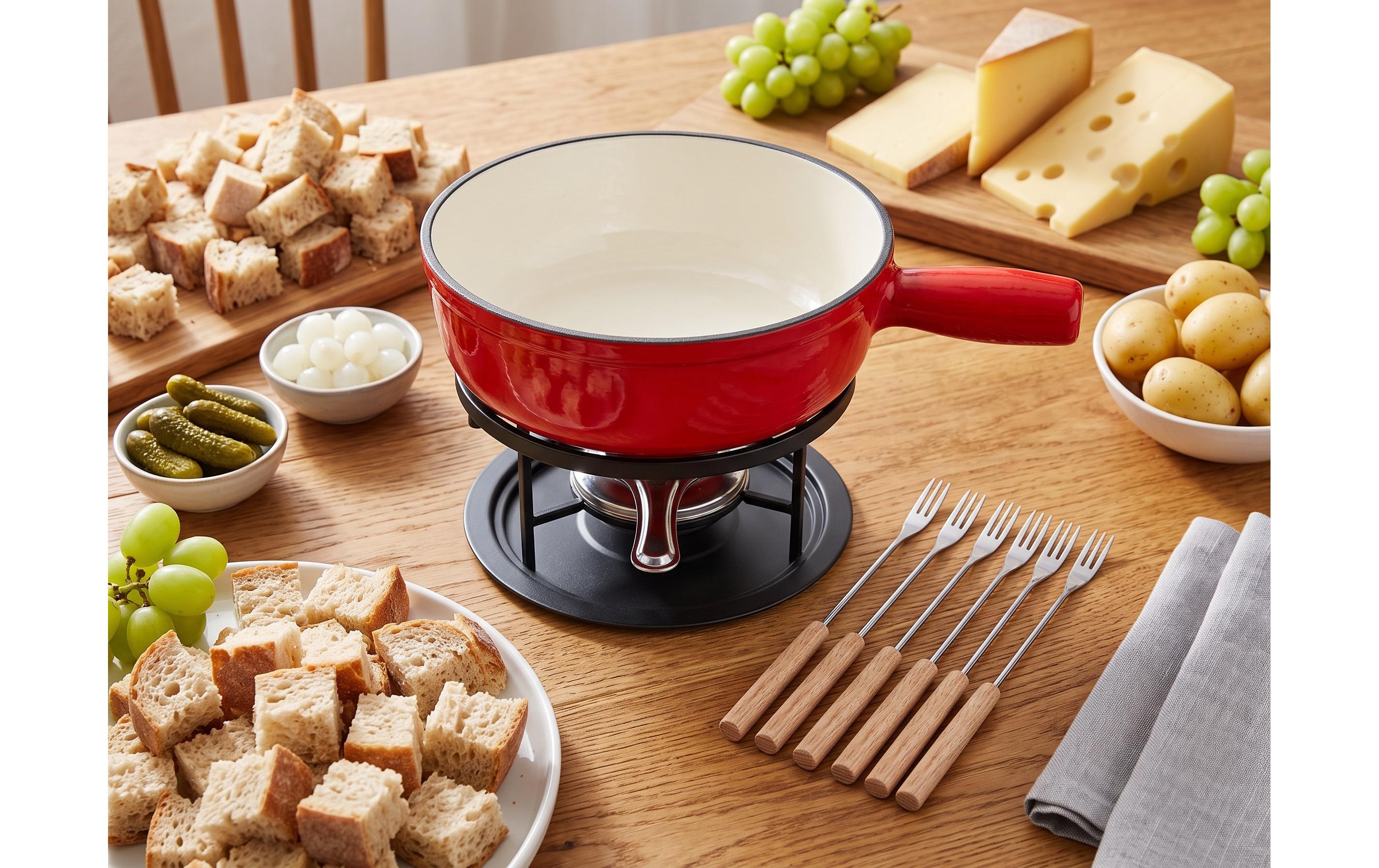 COCON Käsefondue-Set 6 Personen, Rot