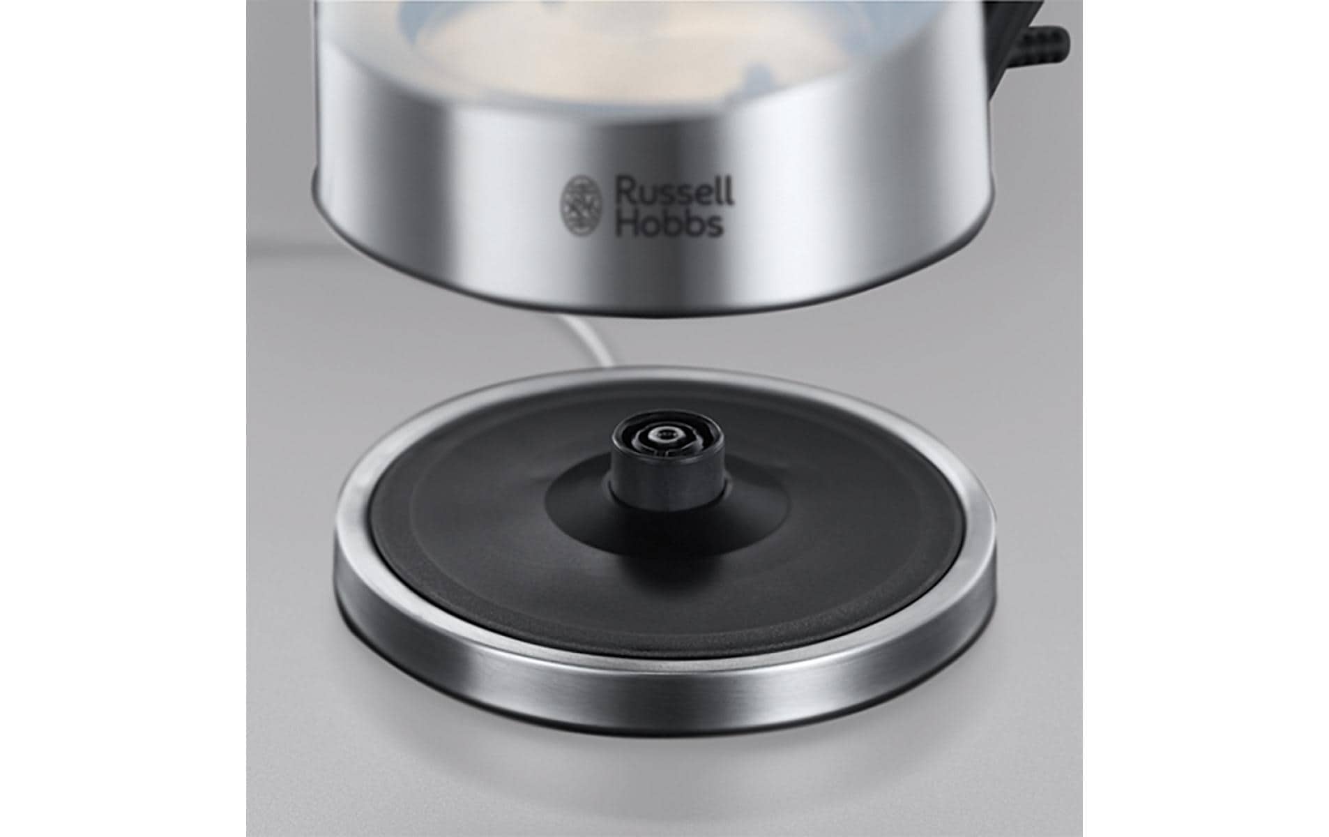 Russell Hobbs Wasserkocher Purity 1.5 l, Silber/Transparent
