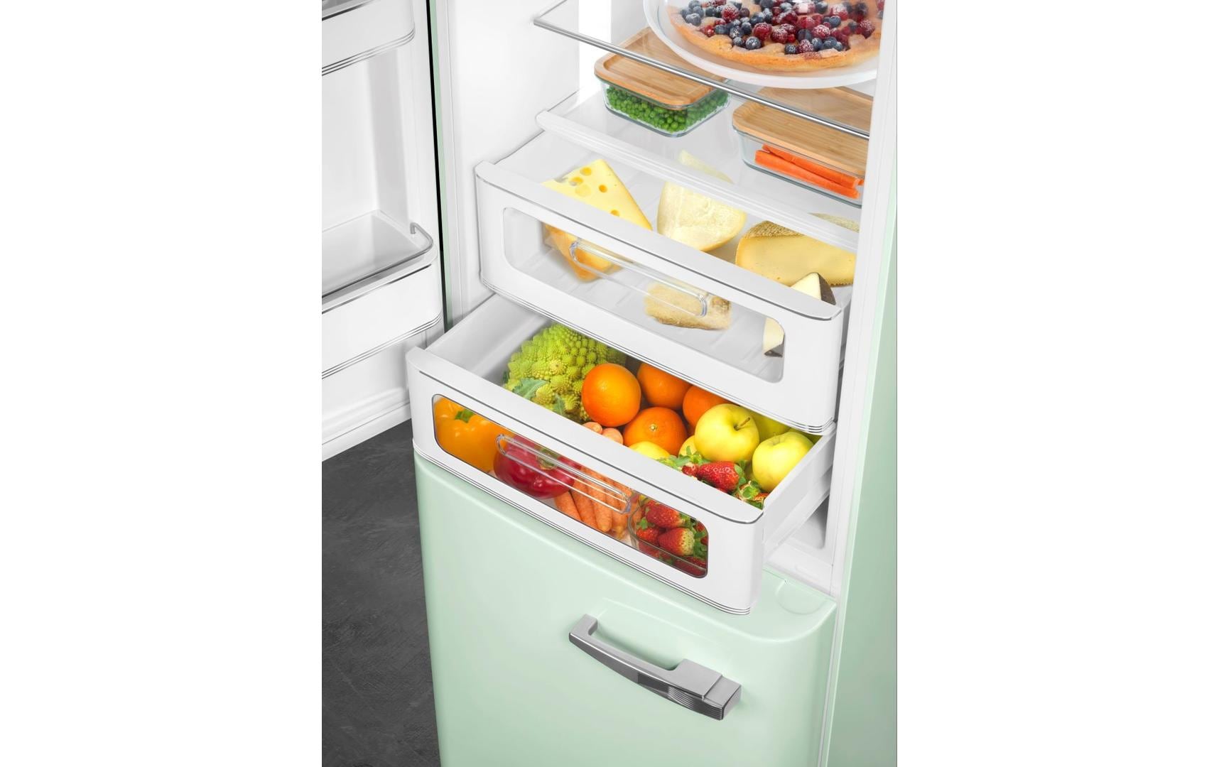 SMEG Kühl-Gefrierkombination FAB32LPG6 Grün, Links