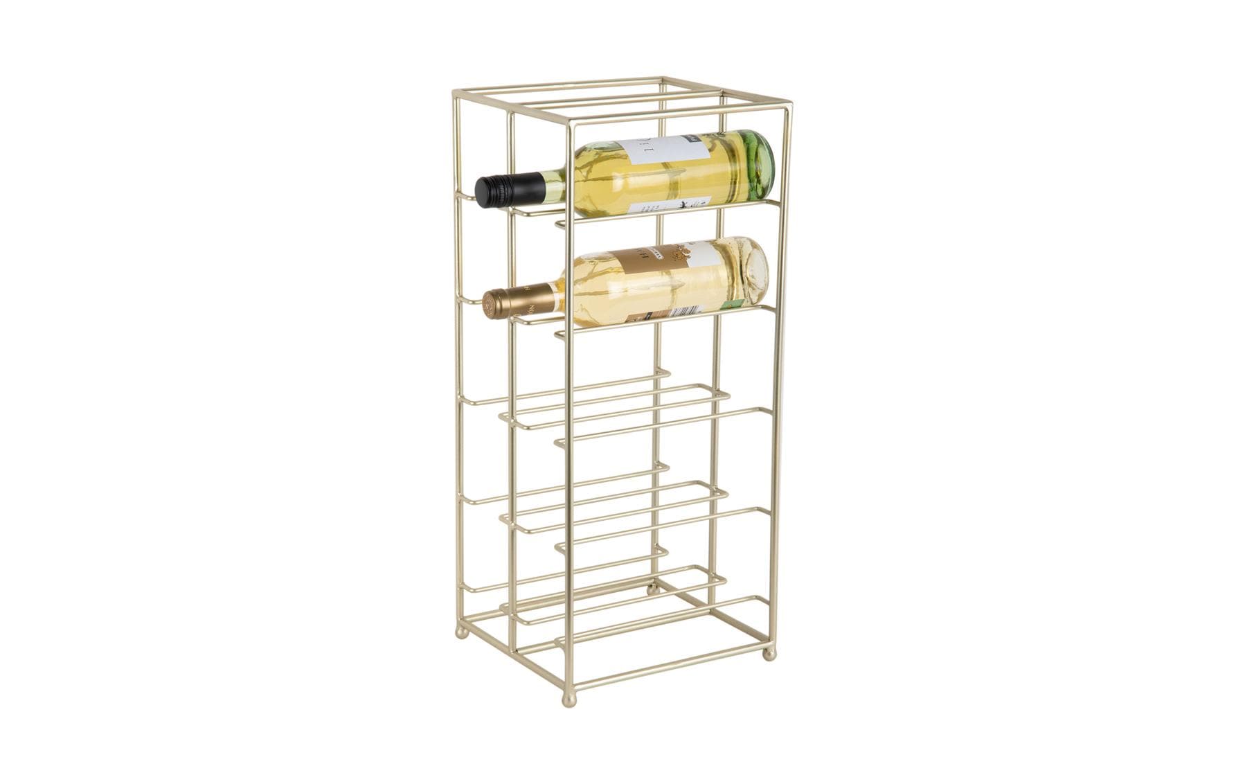 present time Weinregal Duo Floor 57 x 25 cm, Gold