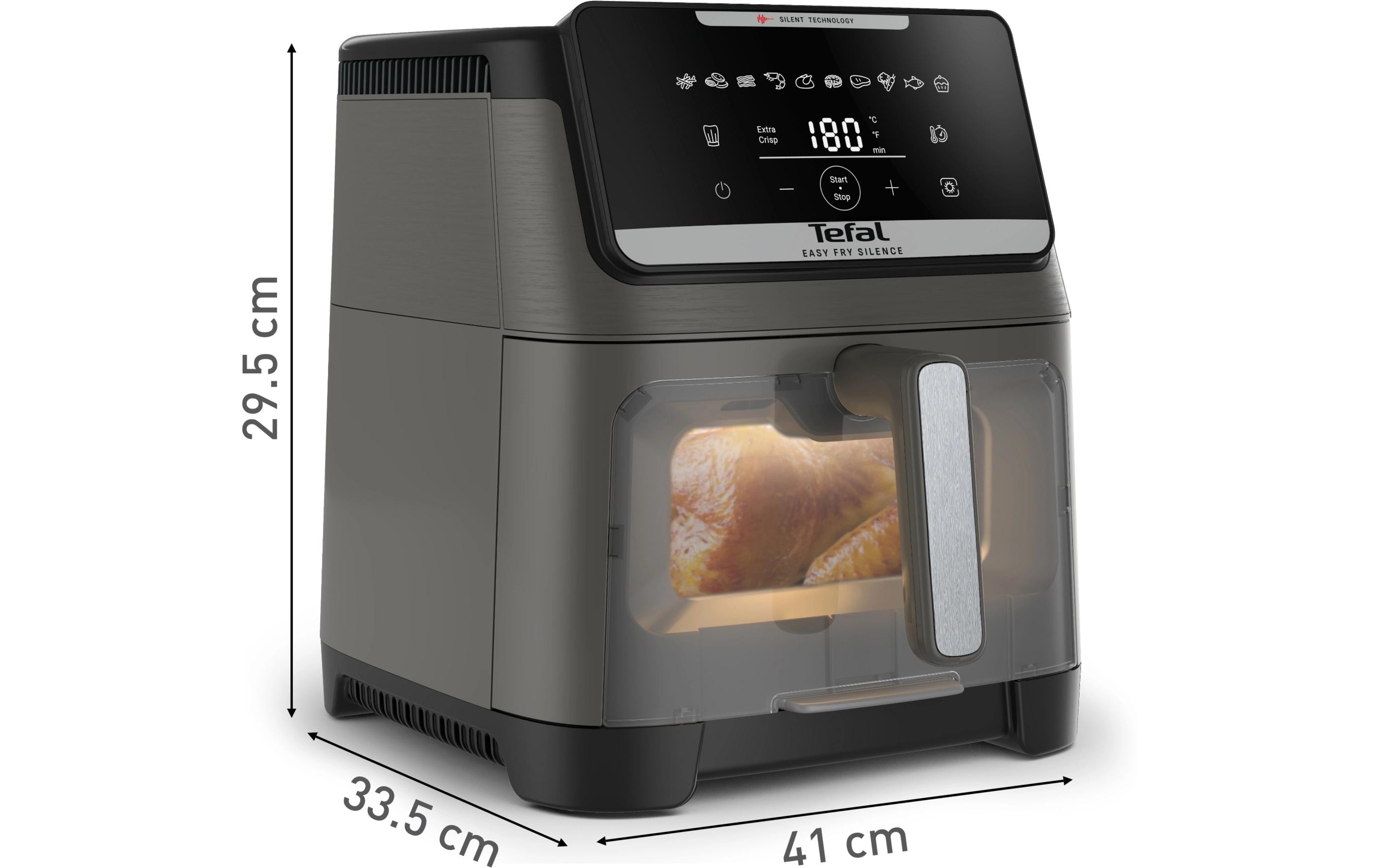 Tefal Heissluft-Fritteuse Easy Fry Silence XXL EY846HE0 7 l