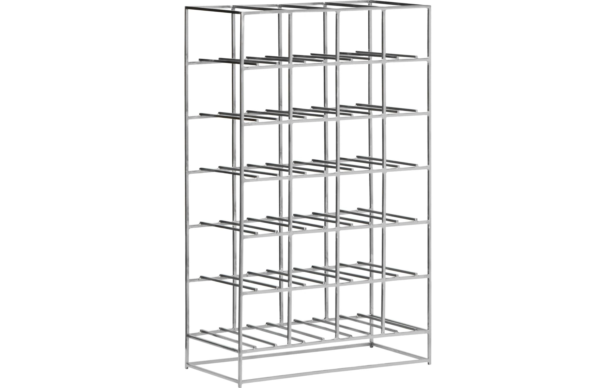 House Doctor Weinregal HD24, 20 x 41 x 67 cm, Silber