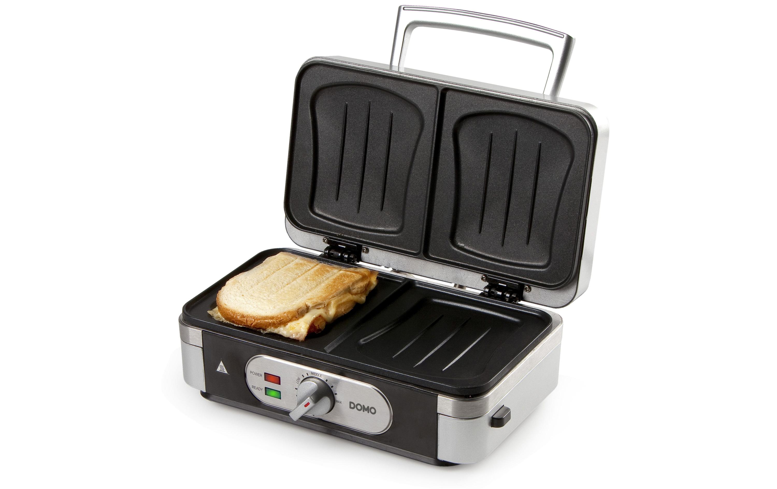 Domo Multifunktionsgrill 3-in-1 Sandwichtoaster DO9136C 1000 W