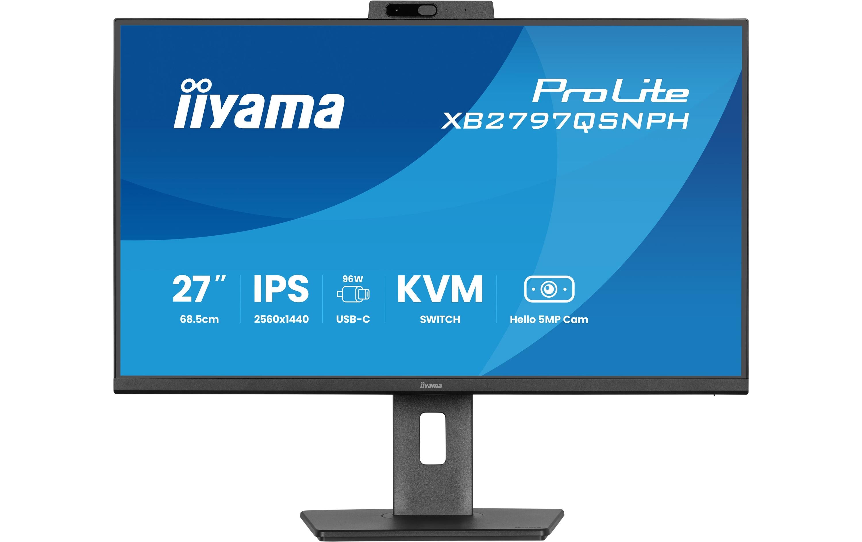 iiyama Monitor ProLite XB2797QSNPH-B1 27 , 2560 x 1440 (WQHD)