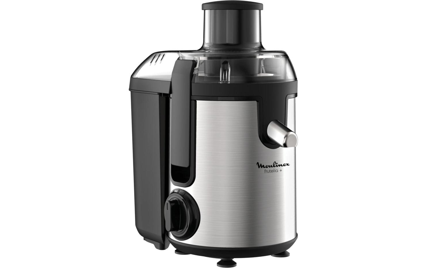 Moulinex Entsafter Frutelia+ JU420D10 Schwarz/Silber