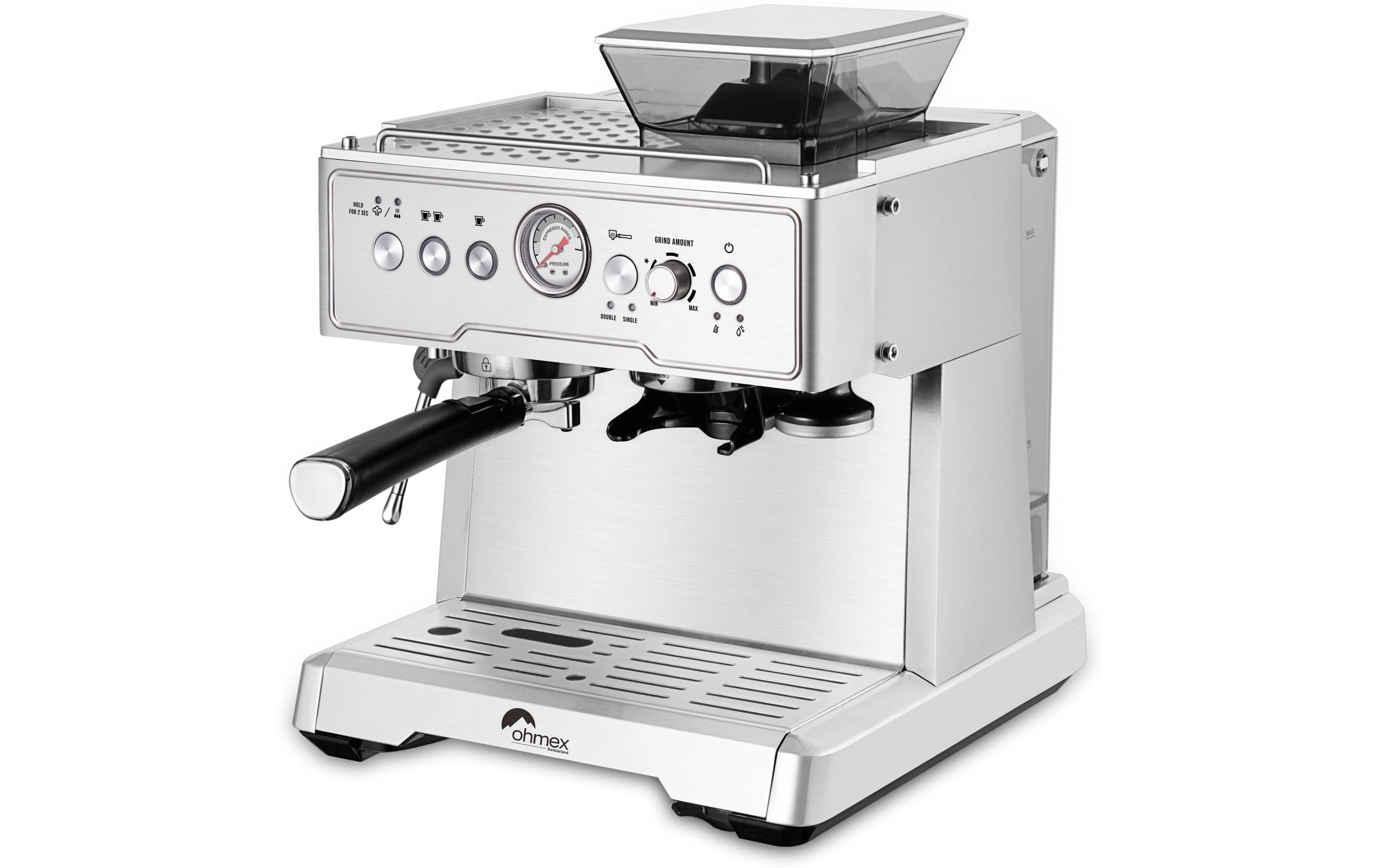 OHMEX Siebträgermaschine OHM-XPS-7303 Edelstahl OHMEX Siebträgermaschine OHM-XPS-7303 Edelstahl