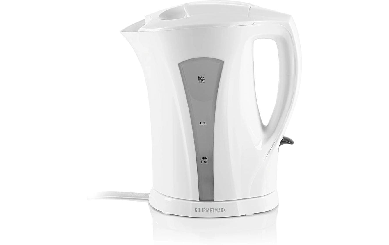 GOURMETmaxx Wasserkocher 1.7 l, Weiss