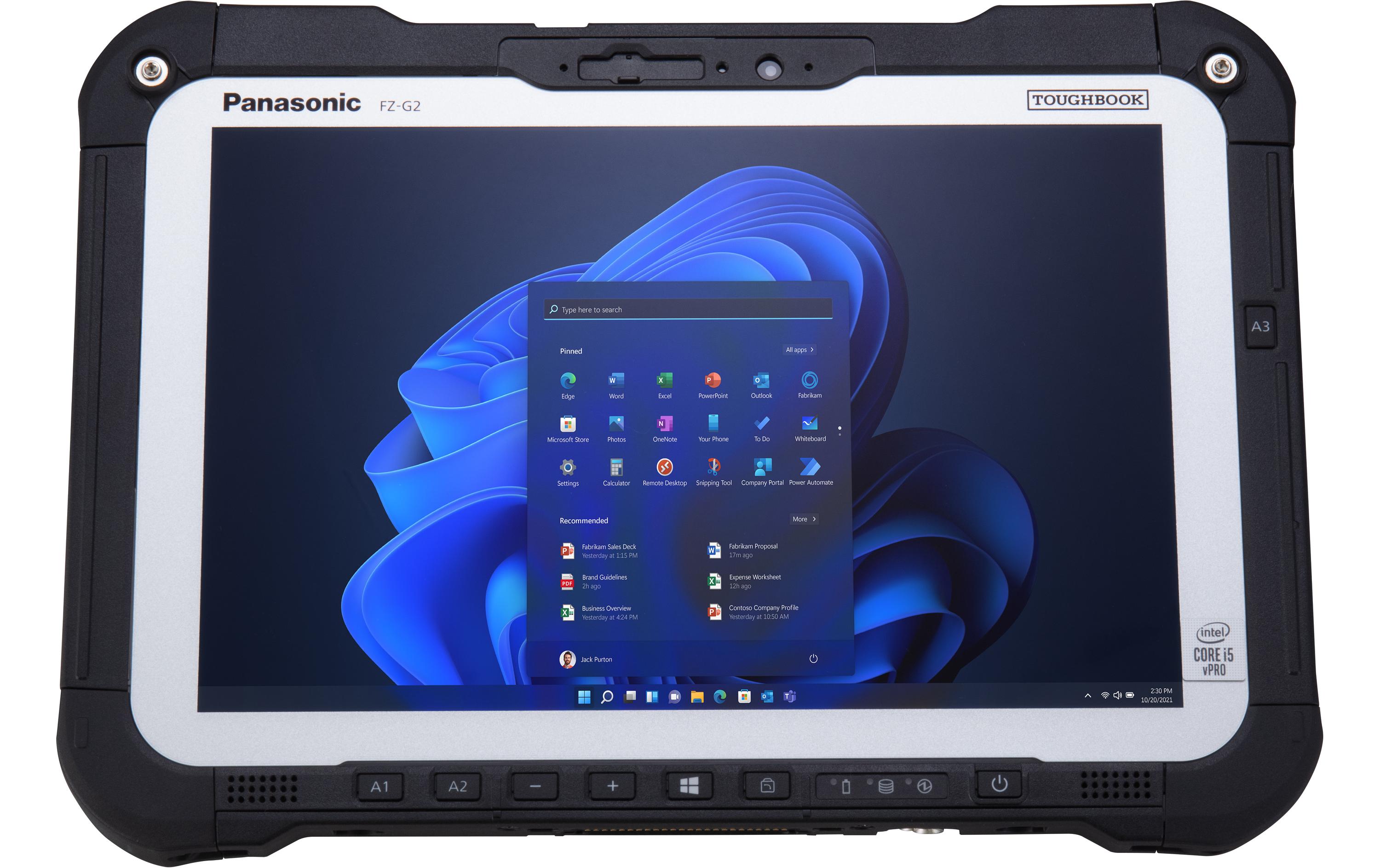 Panasonic Tablet Toughbook G2 mk2 (FZ-G2) 512 GB Schwarz/Weiss