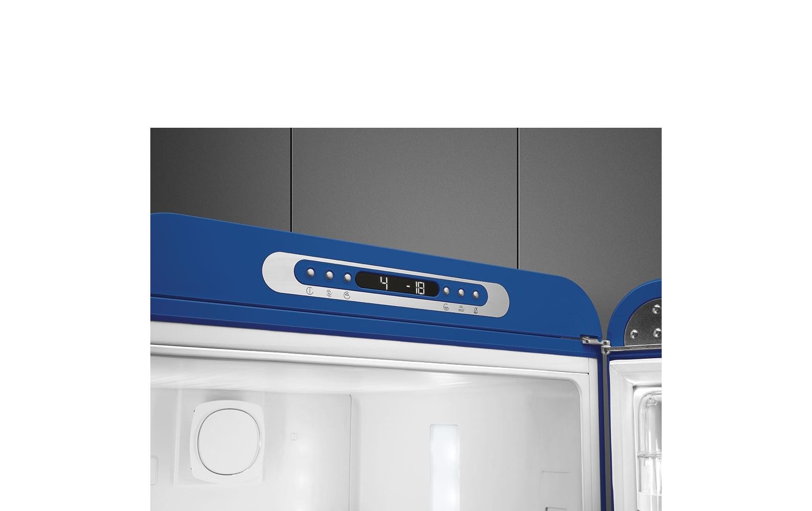 SMEG Kühl-Gefrierkombination FAB32RBE6 Blau, Rechts