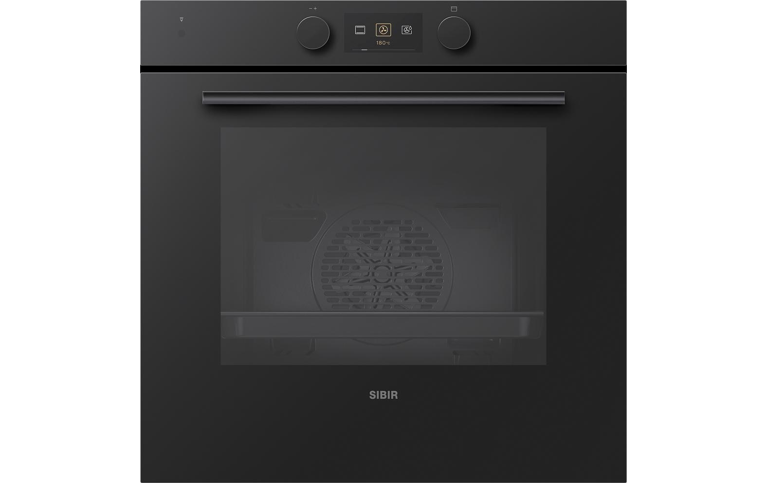 Sibir Einbaubackofen EB Tritherm V600 Schwarz A