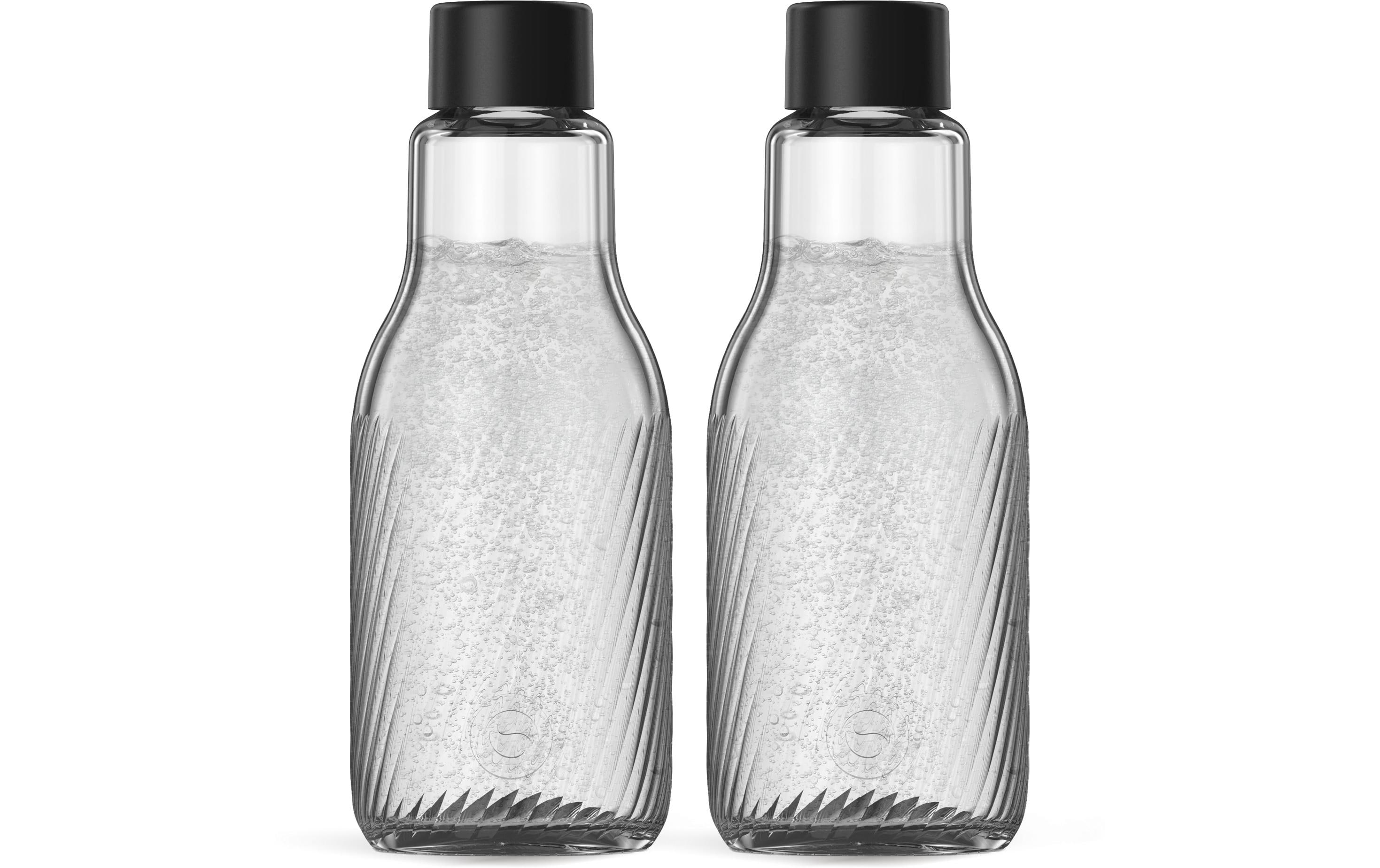 Sodastream CRYSTAL Riffled Glasflasche 0.95 l 2er-Pack