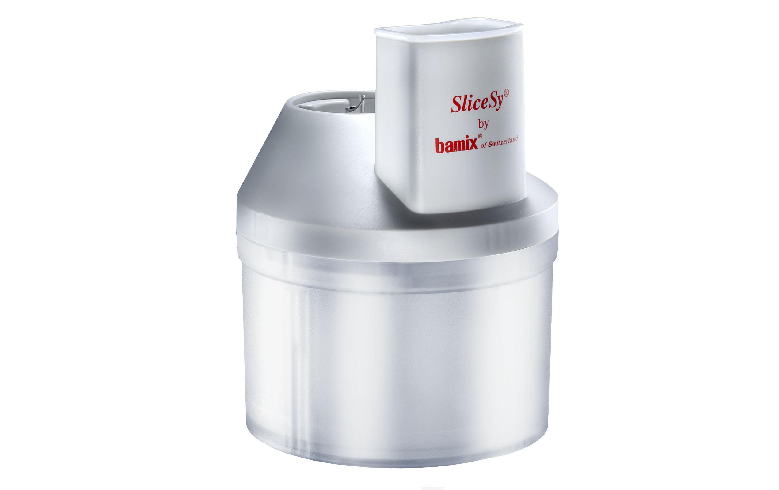 Bamix Zerkleinerer-Aufsatz SliceSy, Lichtgrau Bamix Zerkleinerer-Aufsatz SliceSy, Lichtgrau