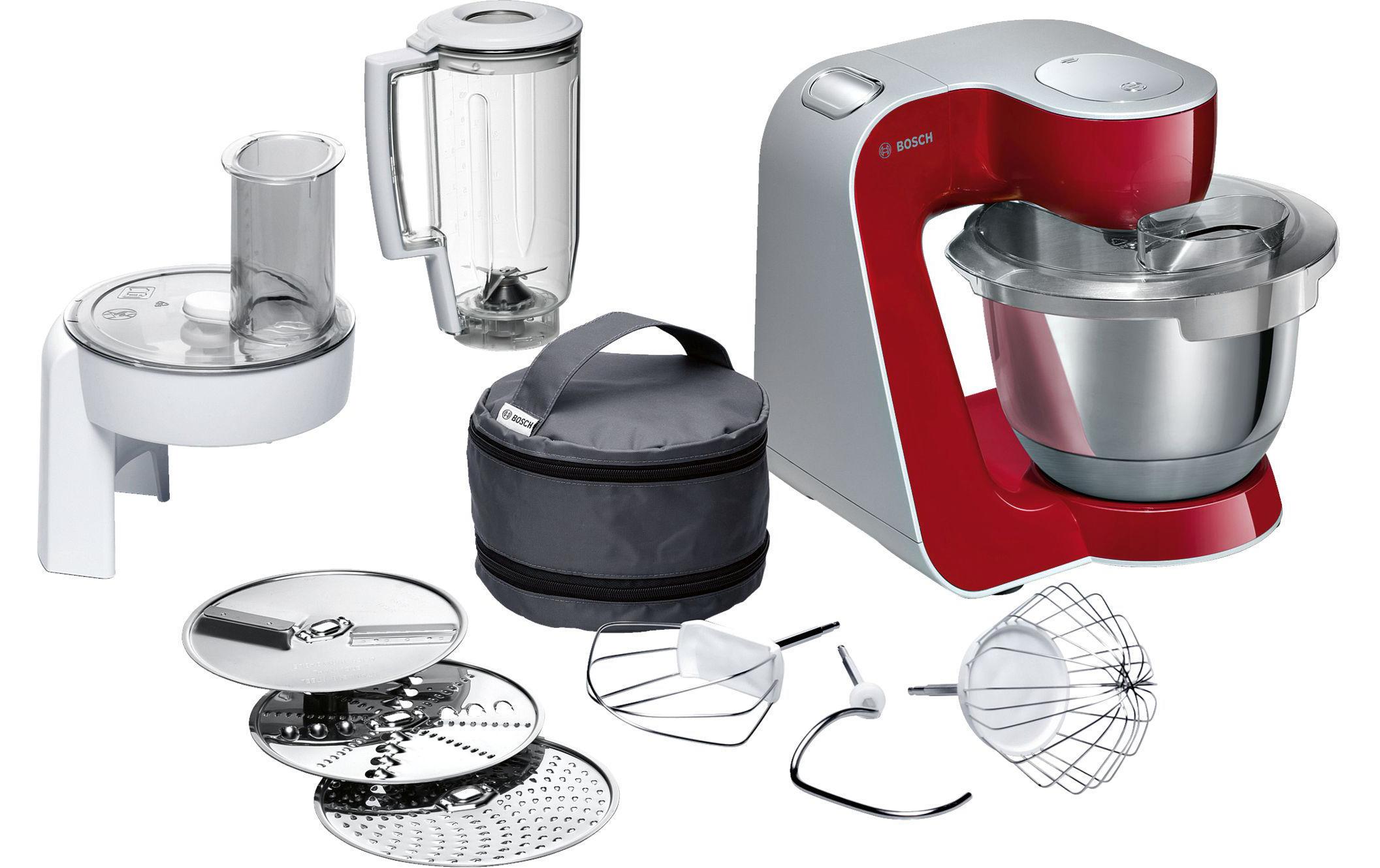 Bosch Küchenmaschine MUM58720 Rot/Silber Bosch Küchenmaschine MUM58720 Rot/Silber