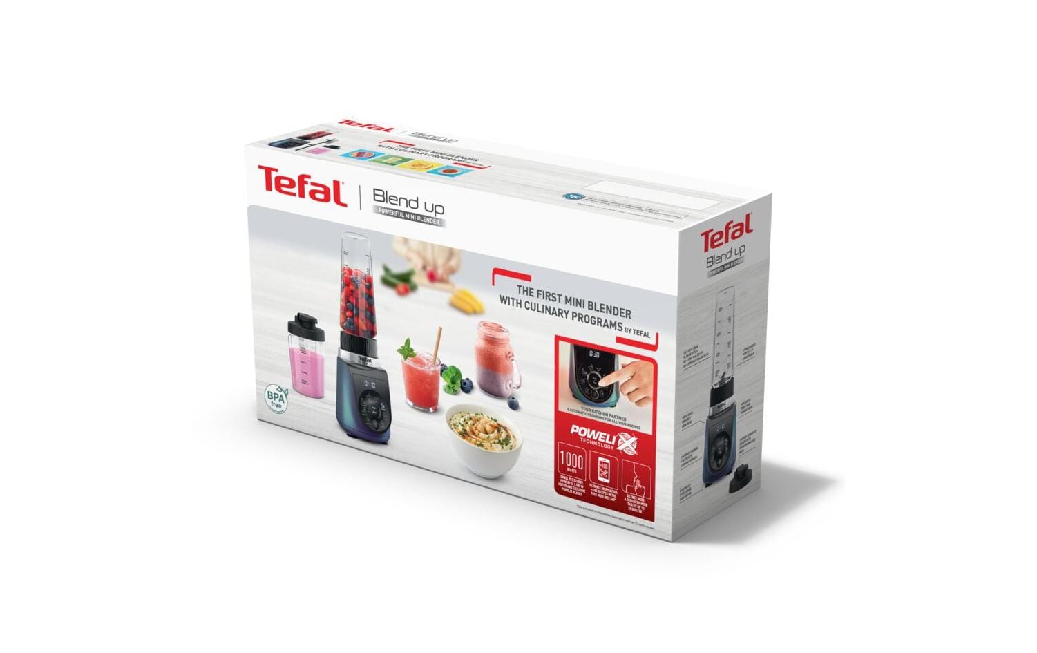 Tefal Standmixe Blend Up BL19H4 Blau/Transparent