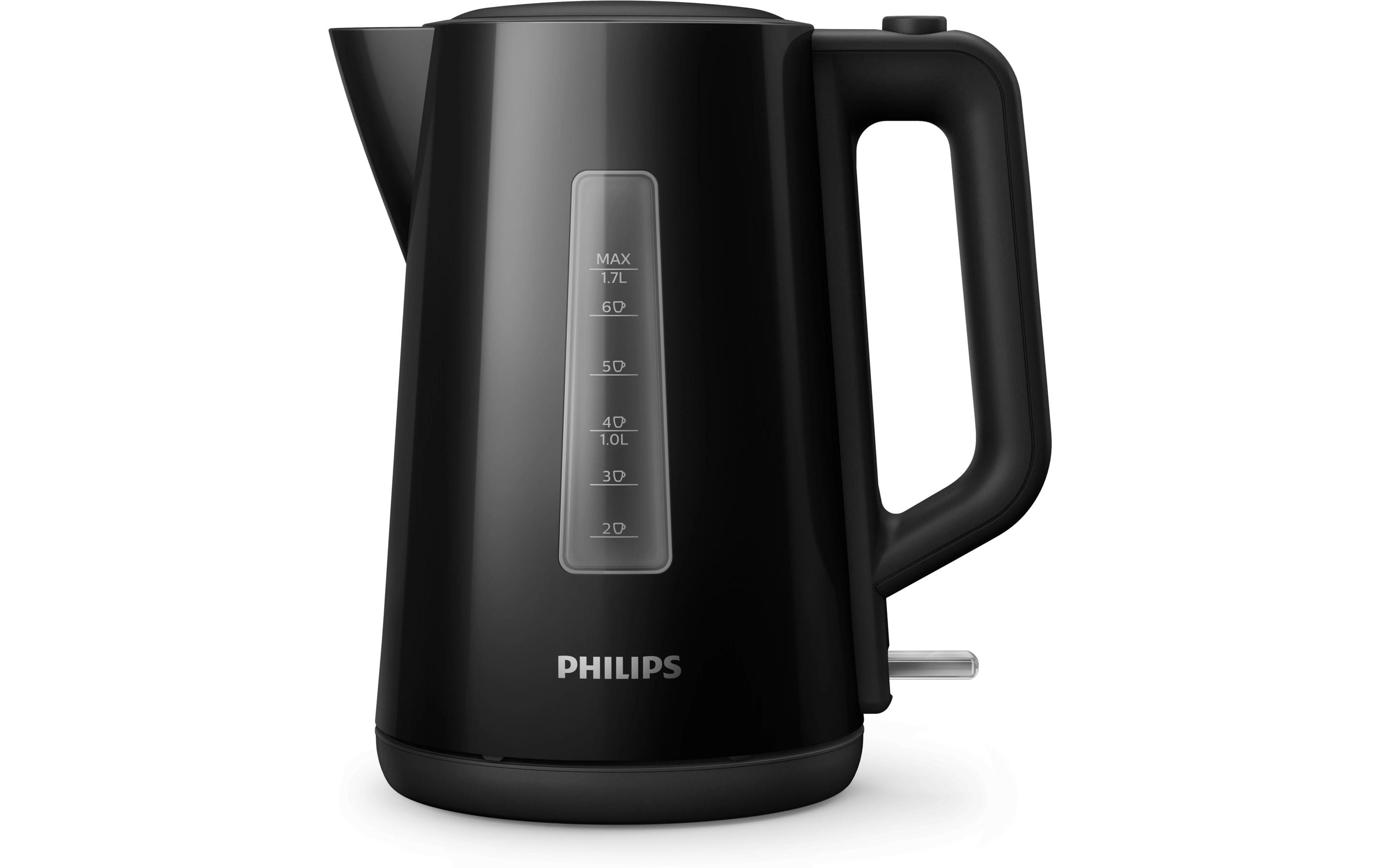 Philips Wasserkocher Series 3000 HD9318 1.7 l, Schwarz