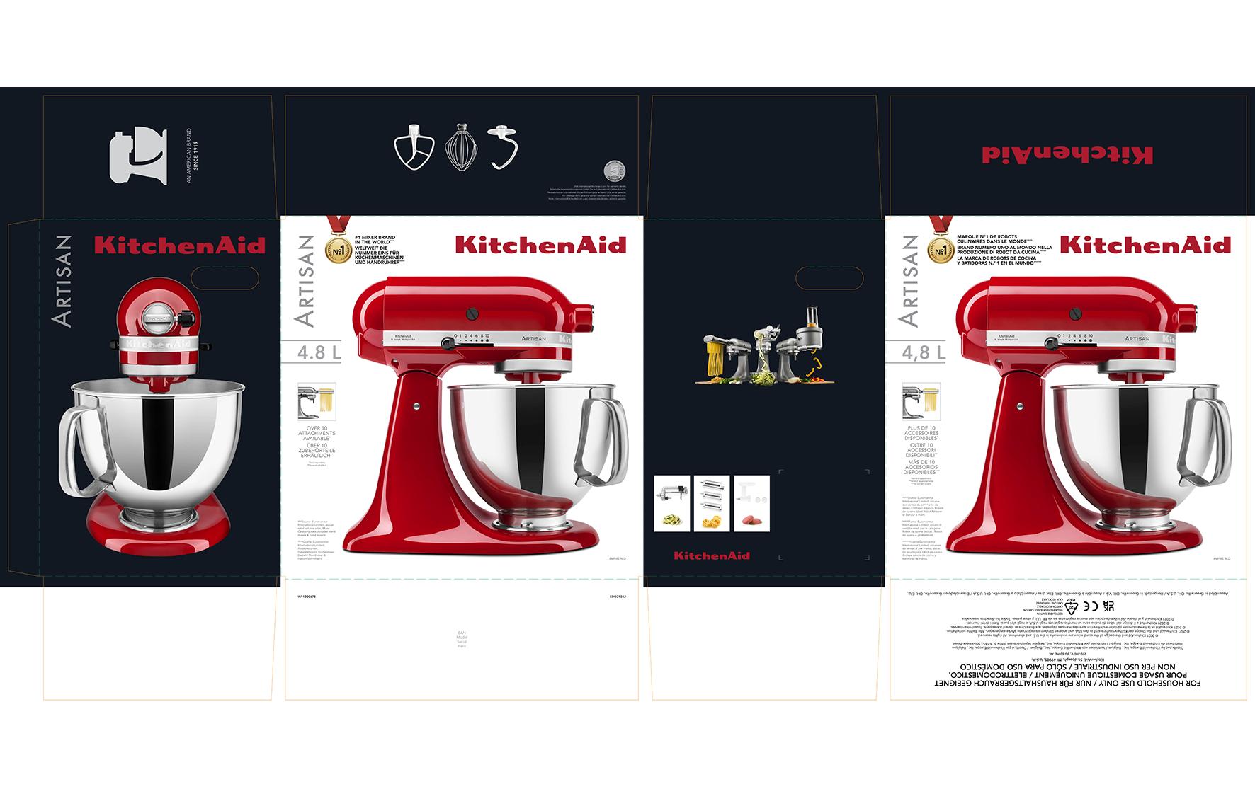 KitchenAid Verpackung zu KSM100-200
