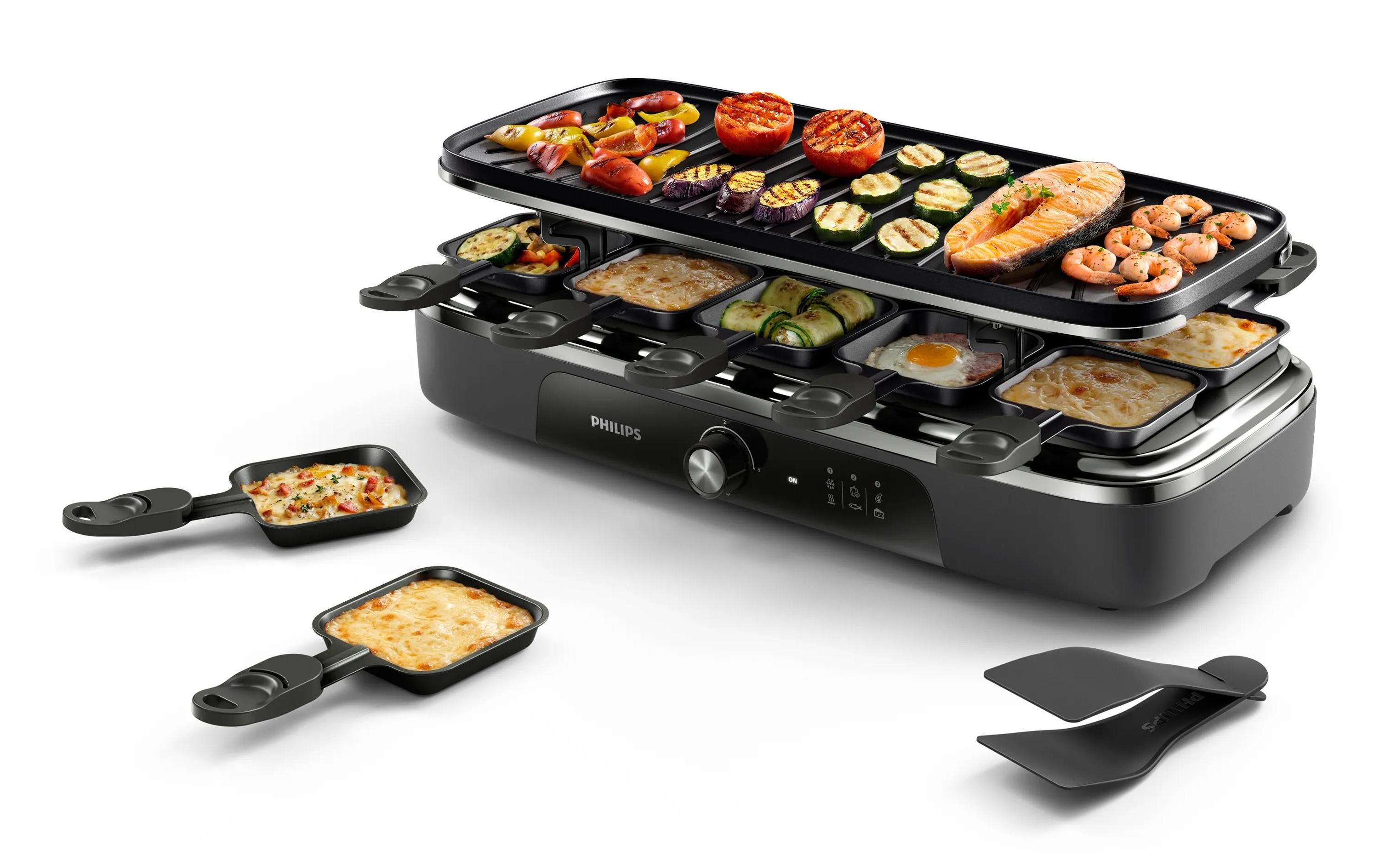Philips Raclette HD6421/81 Schwarz