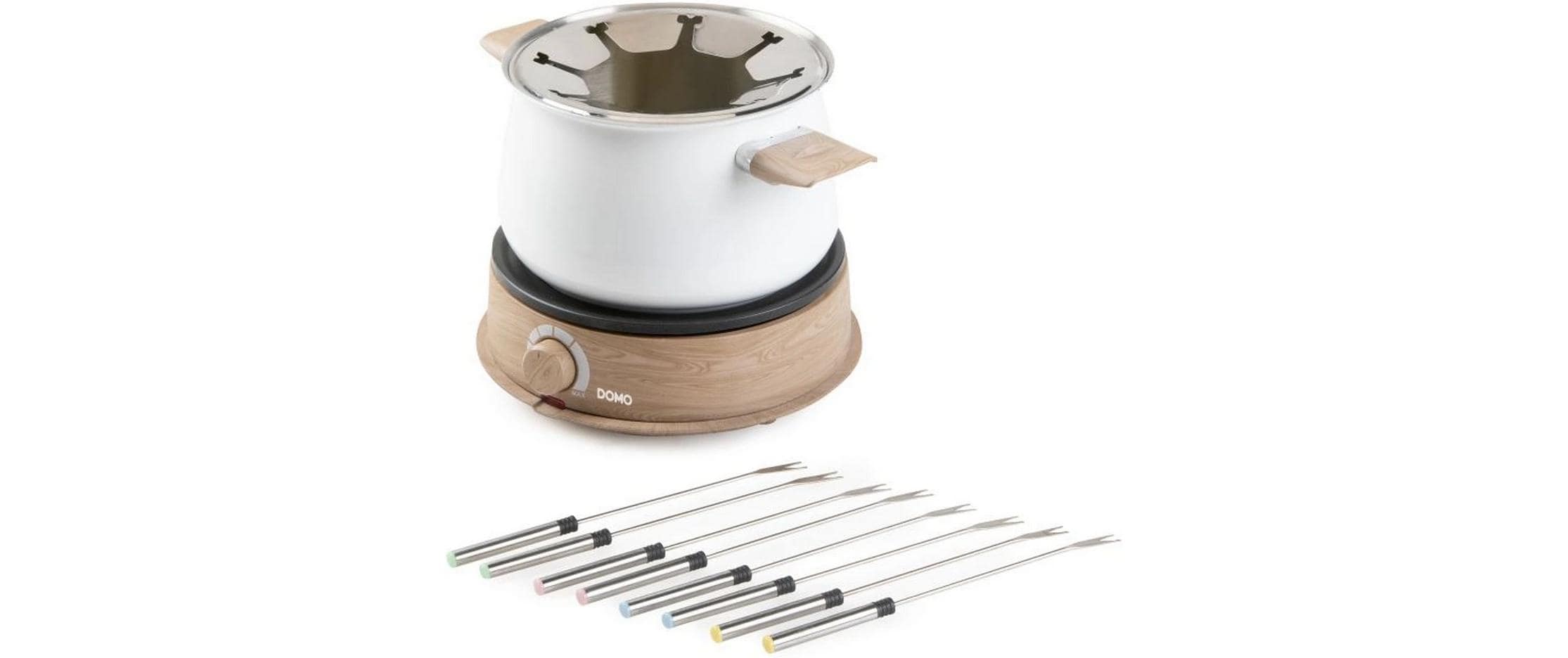 Domo Fondue-Bar DO736F 10 Teile, Weiss
