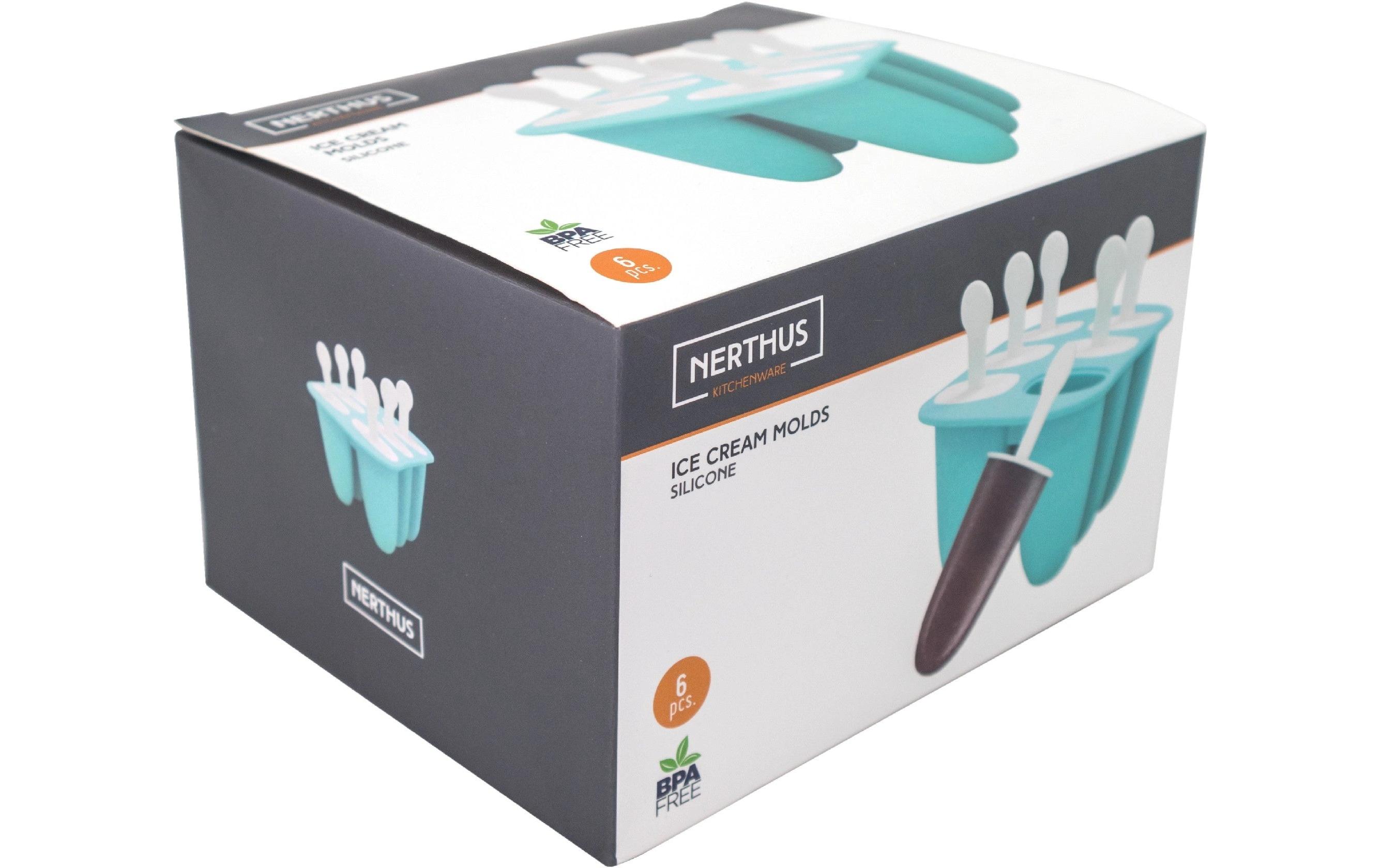 Nerthus Glaceform für 6 Glaces Blau