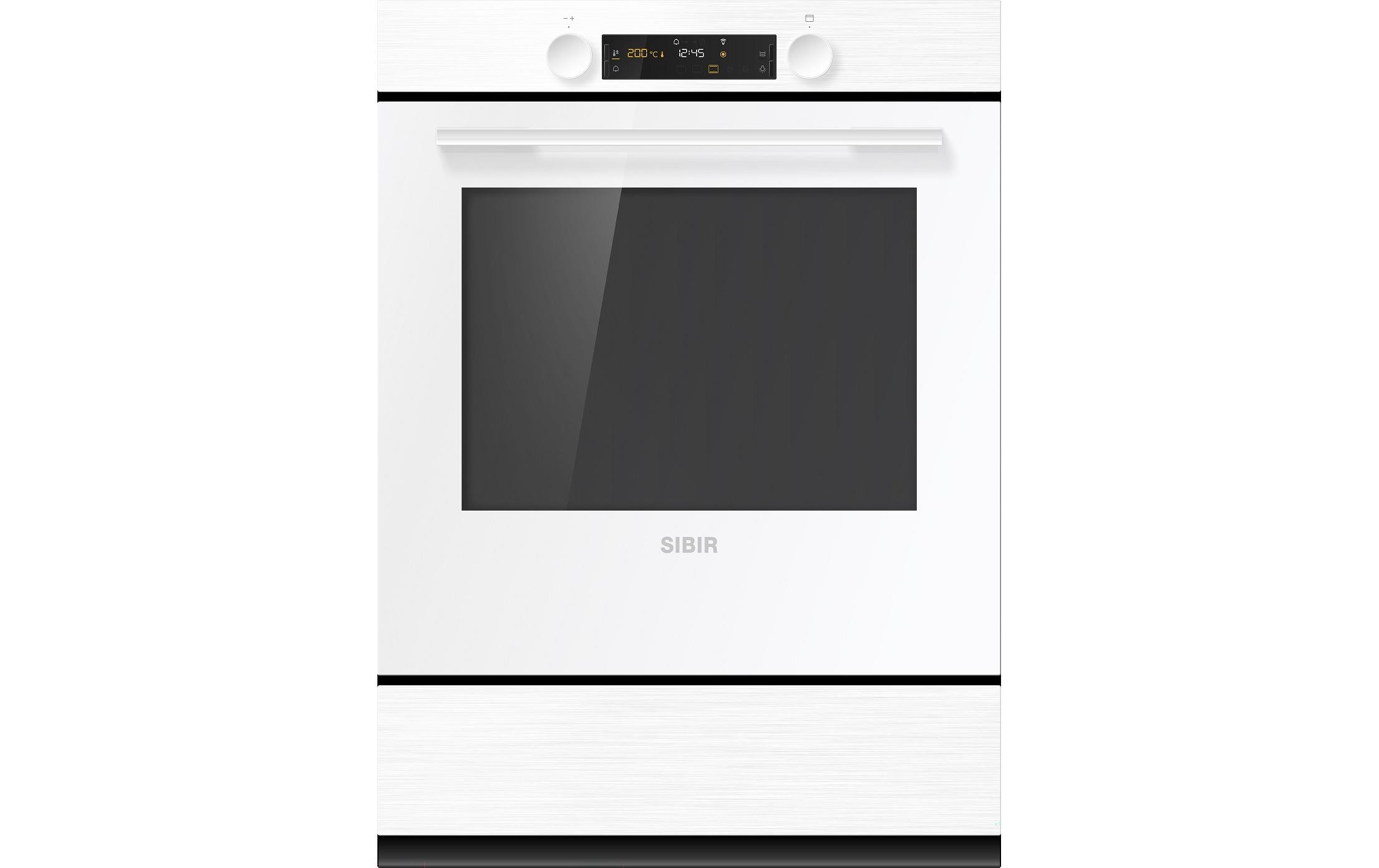 Sibir Einbaubackofen EB Tritherm V600 Weiss A