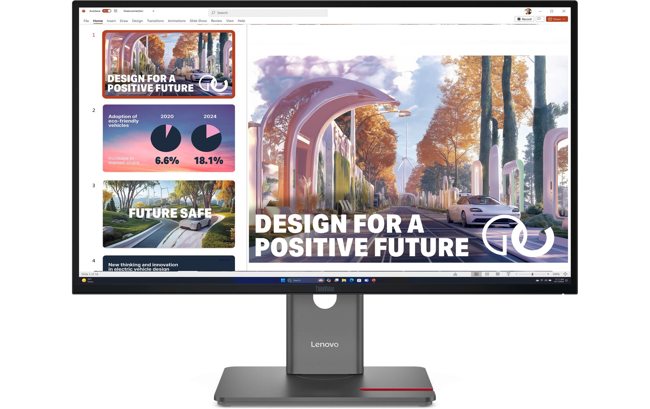 Lenovo Monitor ThinkVision P27QD-40