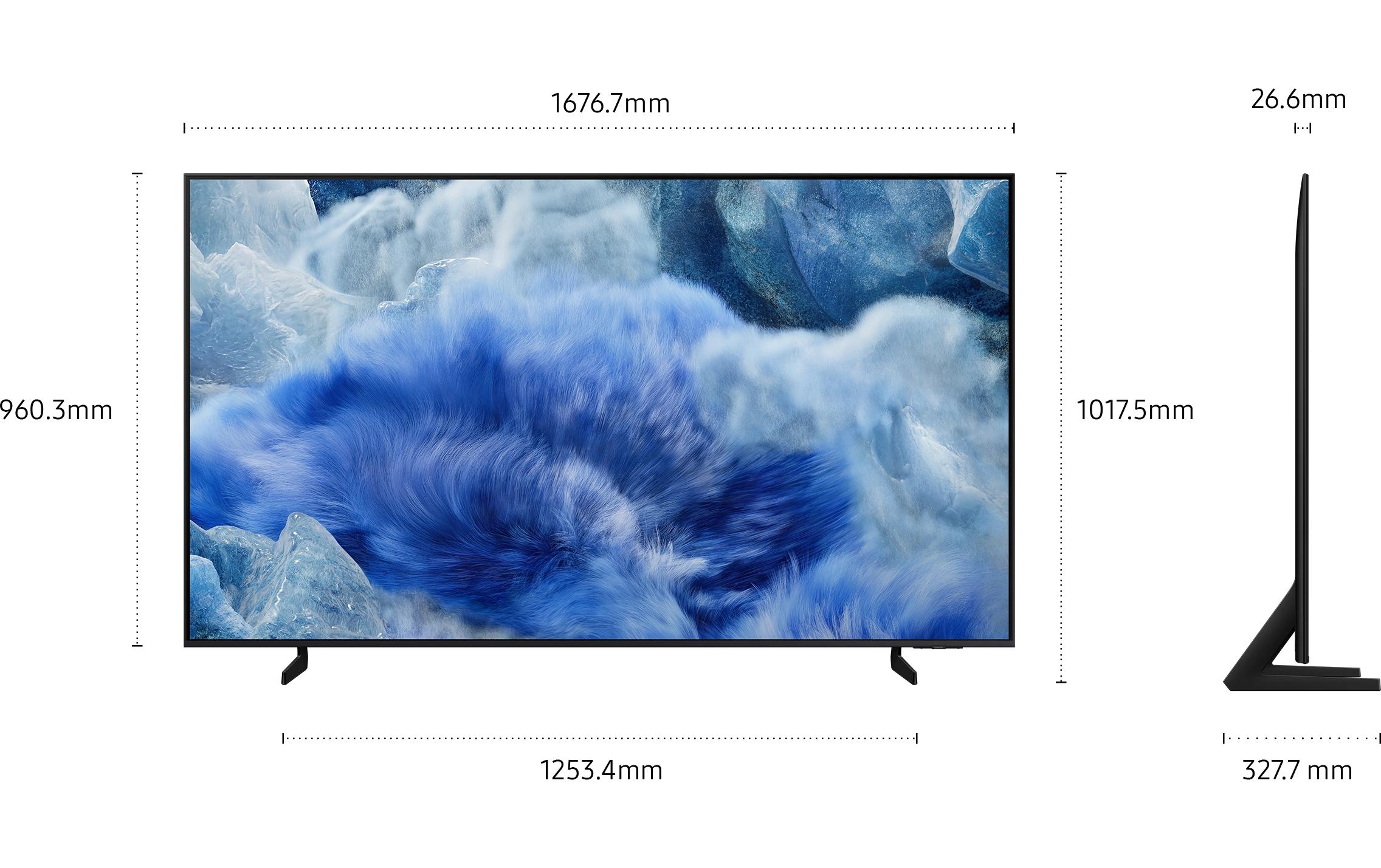 Samsung TV QE75Q8F 75'' Q8F QLED 4K AI TV, 2025