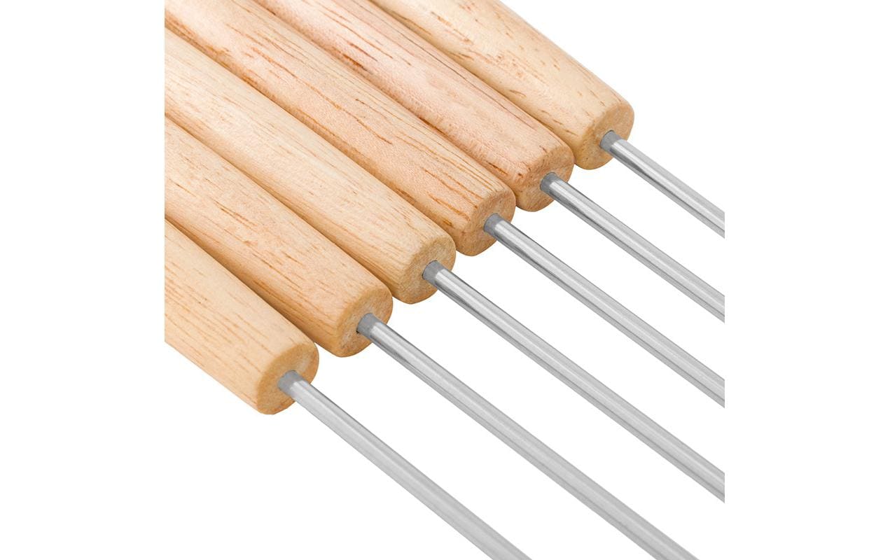 OHMEX Fondue-Set OHM-FND-2215 8 Teile, Rot/Schwarz