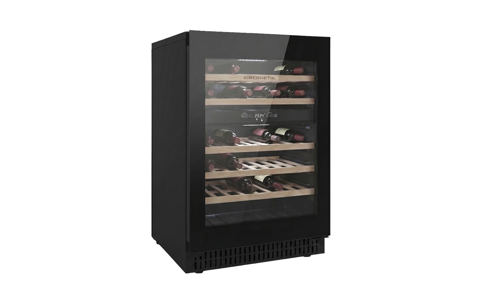 Kibernetik Einbauweinkühlschrank WKH46EB Einbau, 2 Zonen, 46 Flaschen
