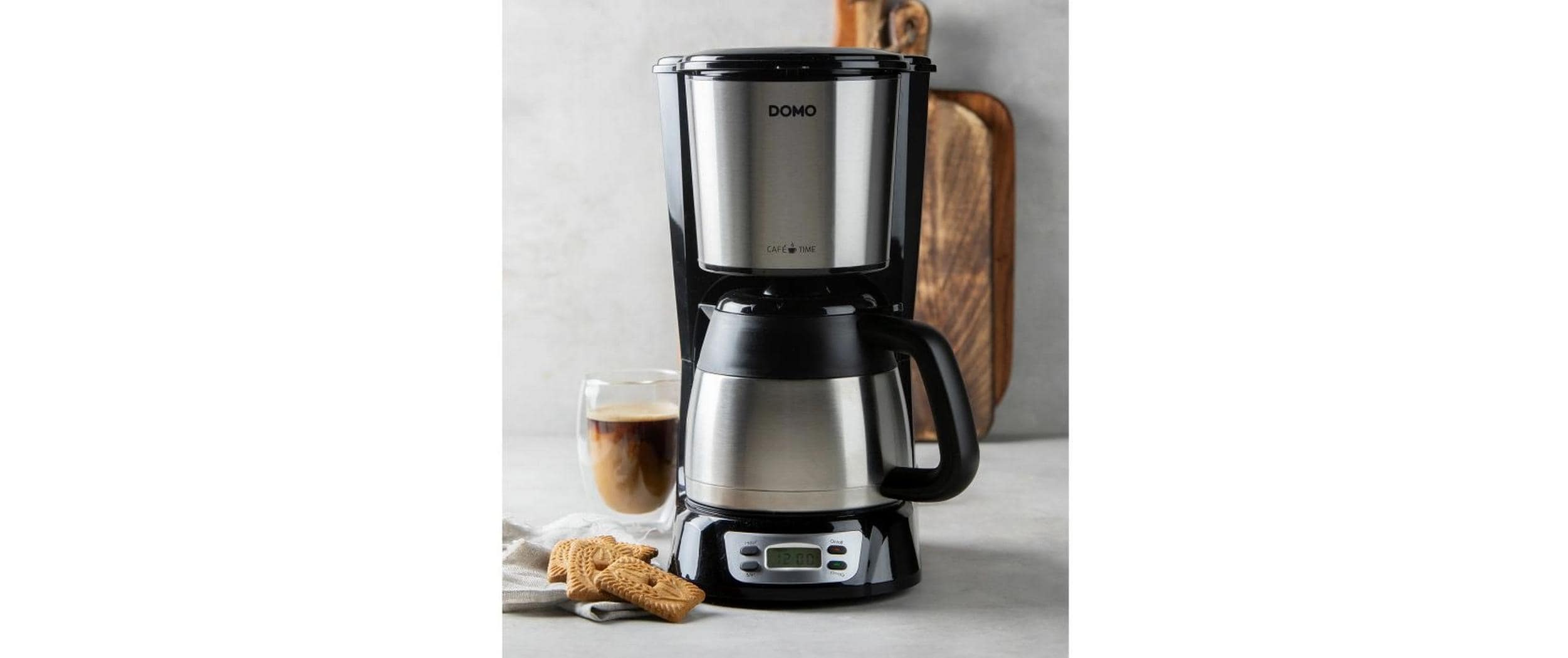 Domo Filterkaffeemaschine DO709K Schwarz