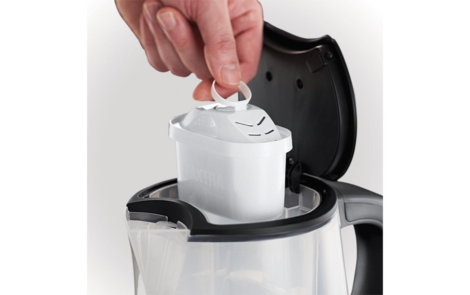Russell Hobbs Wasserkocher Purity 1.5 l, Silber/Transparent