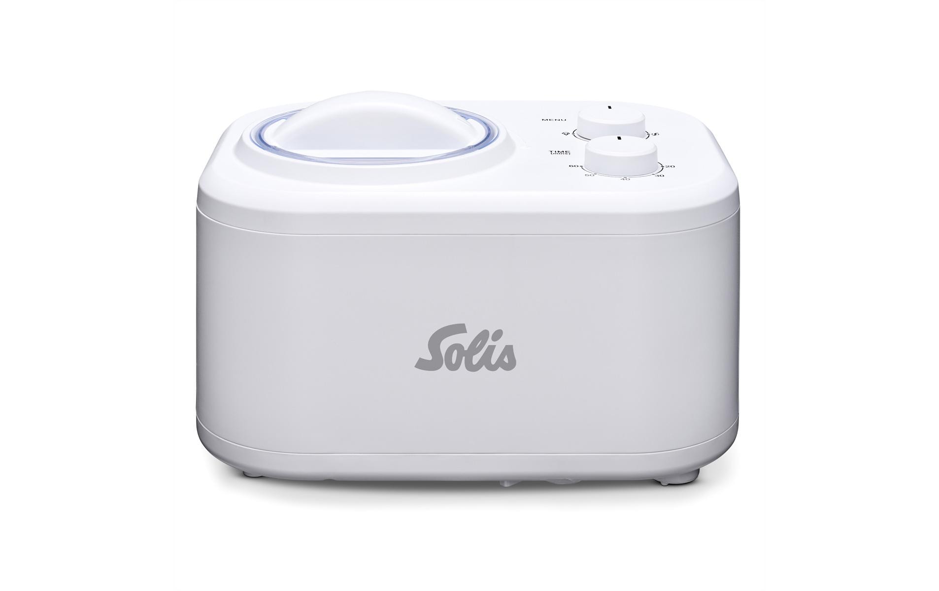 Solis Eismaschine Gelatissima 1 l, Weiss