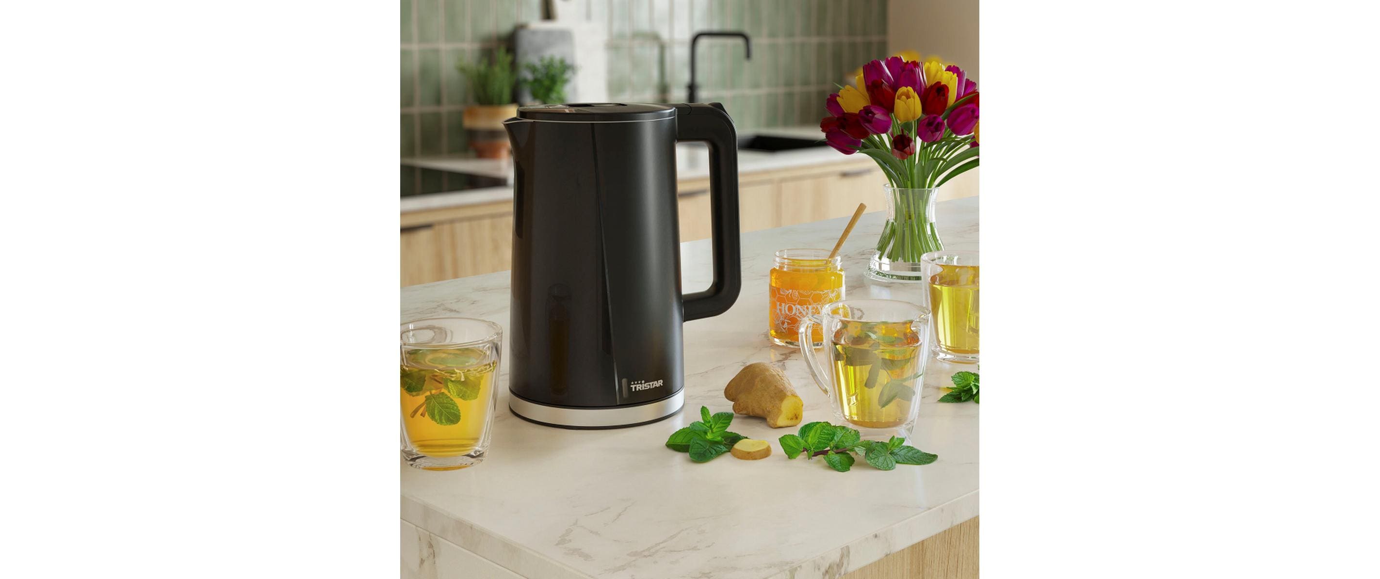 Tristar Wasserkocher Cool Touch WK-3407 1.7 l, Schwarz