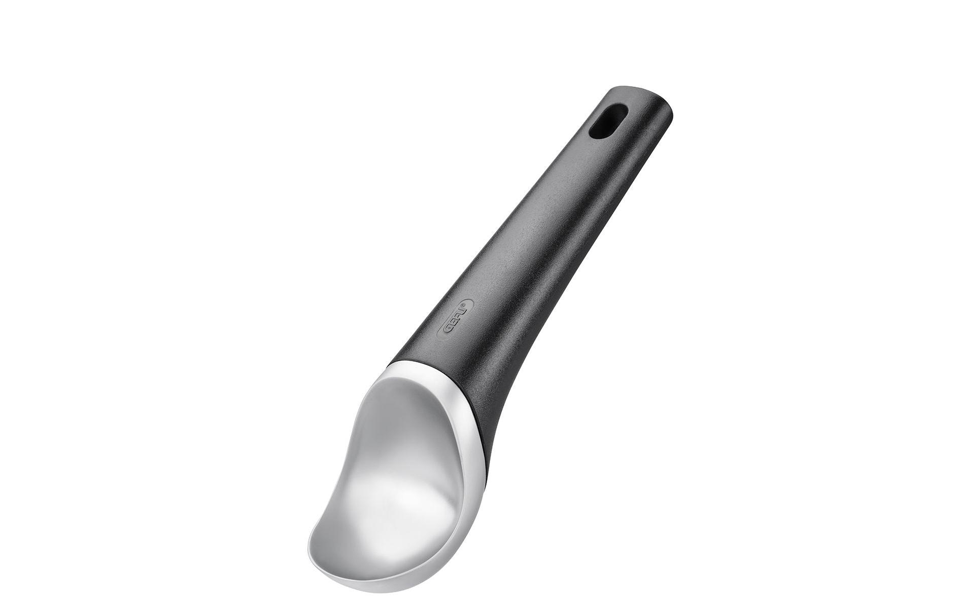 GEFU Eisportionierer Italia 19 cm, Schwarz/Silber