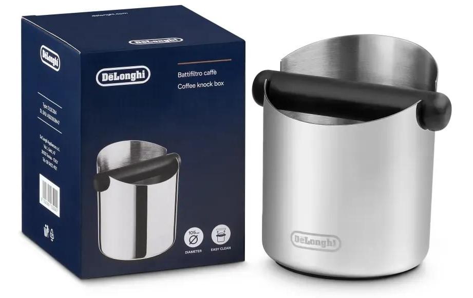 De'Longhi Abklopfbehälter Knock-Box EAsy Cl Silber De'Longhi Abklopfbehälter Knock-Box EAsy Cl Silber