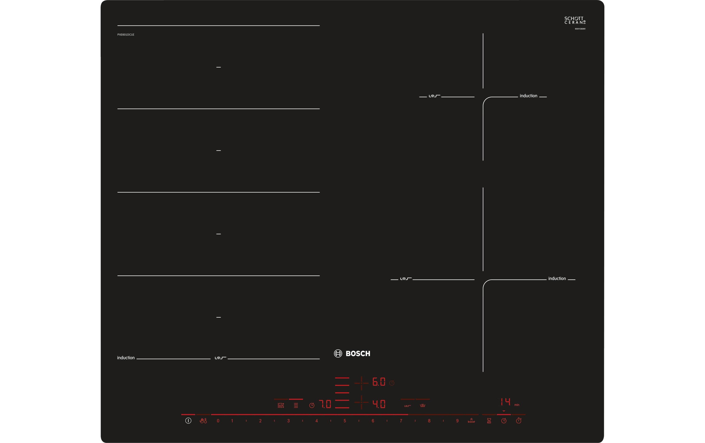 Bosch Induktionskochfeld PXE601DC1E