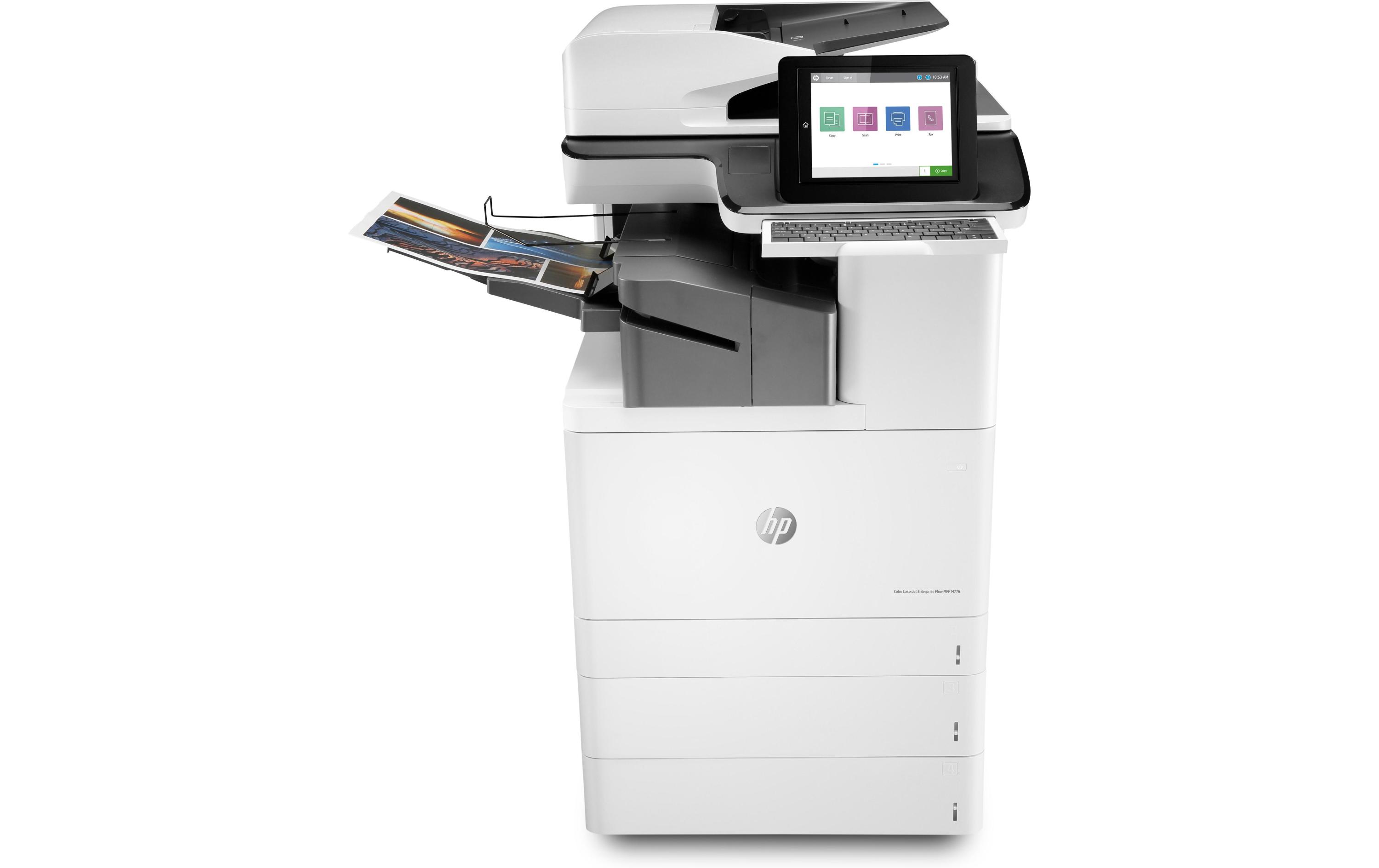 HP Multifunktionsdrucker Color LaserJet Enterprise Flow M776zs