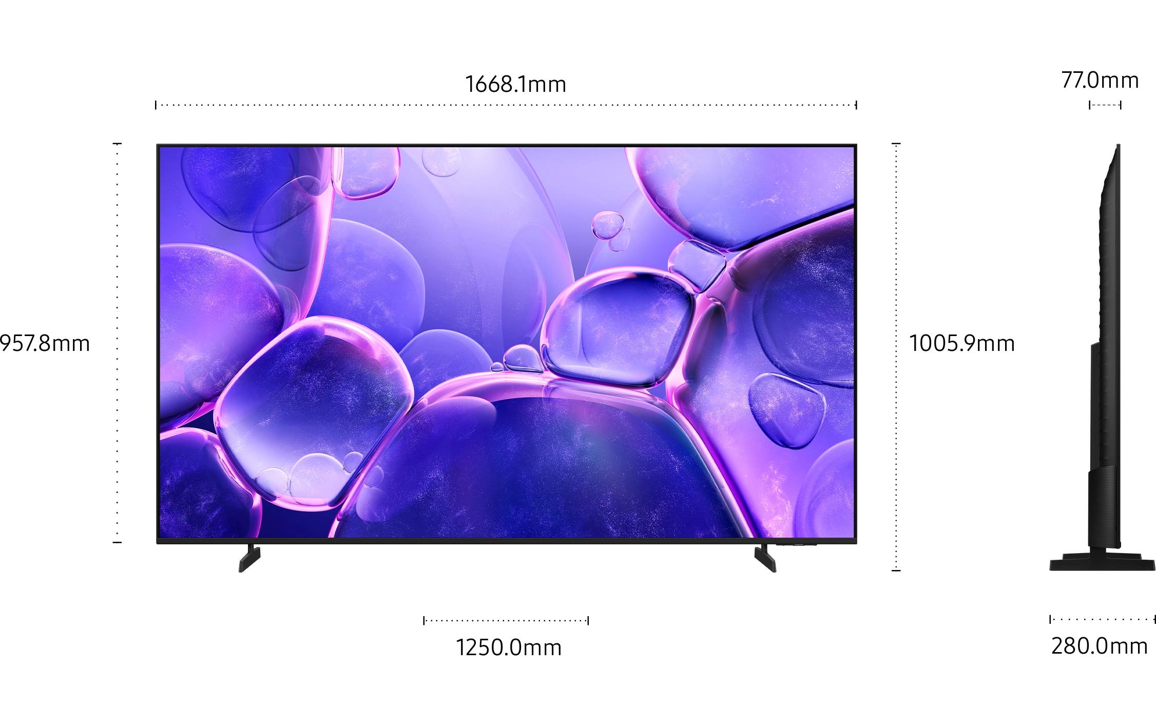 Samsung TV UE75U8000F 75'' U8000F Crystal UHD 4K TV, 2025