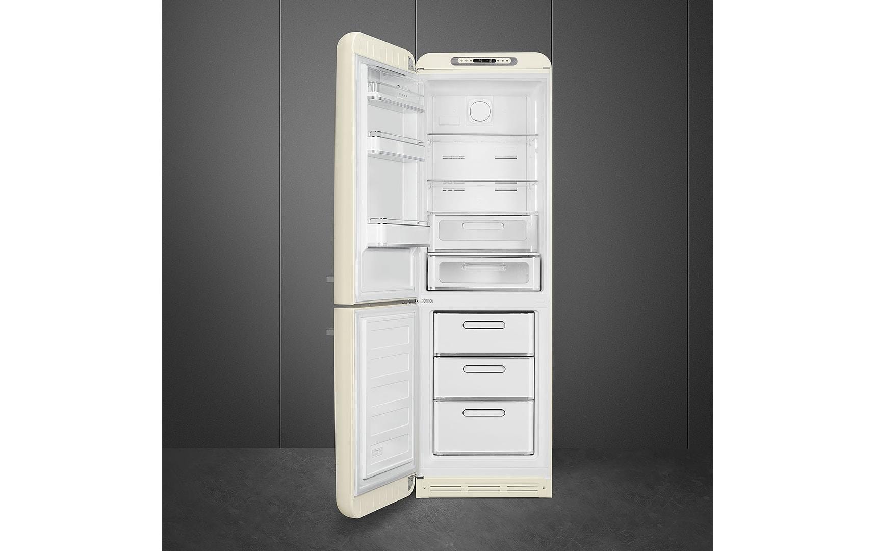 SMEG Kühl-Gefrierkombination FAB32LCR6 Crème, Links