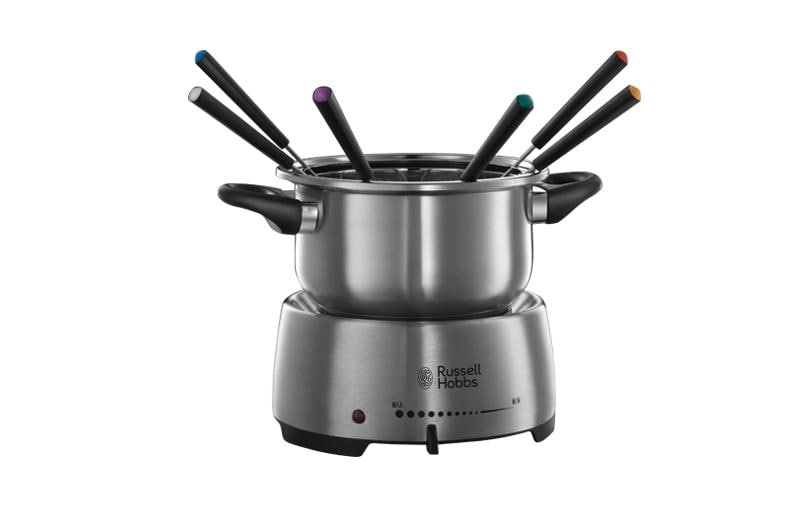 Russell Hobbs Fondue Maker Fiesta 8 Teile, Silber
