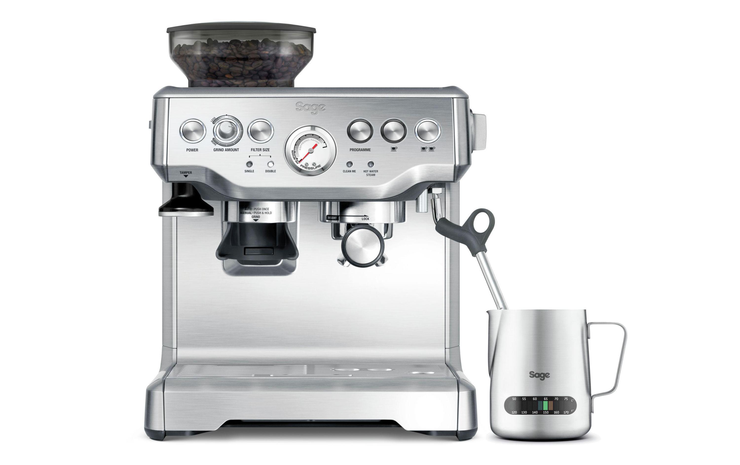 Sage Siebträgermaschine Barista Express Silber Sage Siebträgermaschine Barista Express Silber