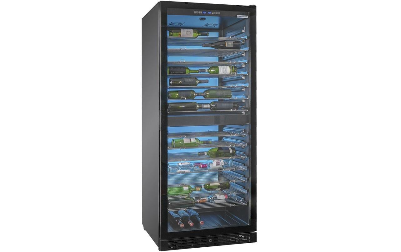 Kibernetik Weinkühlschrank WKH600A Rechts, Schwarz Kibernetik Weinkühlschrank WKH600A Rechts, Schwarz