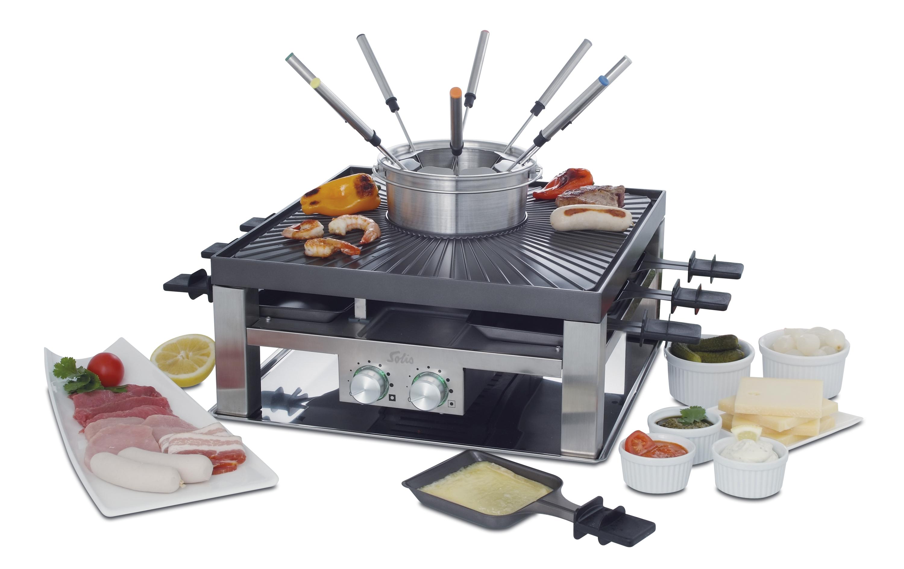 Solis Raclette-Kombination Grill 3 in 1 Solis Raclette-Kombination Grill 3 in 1