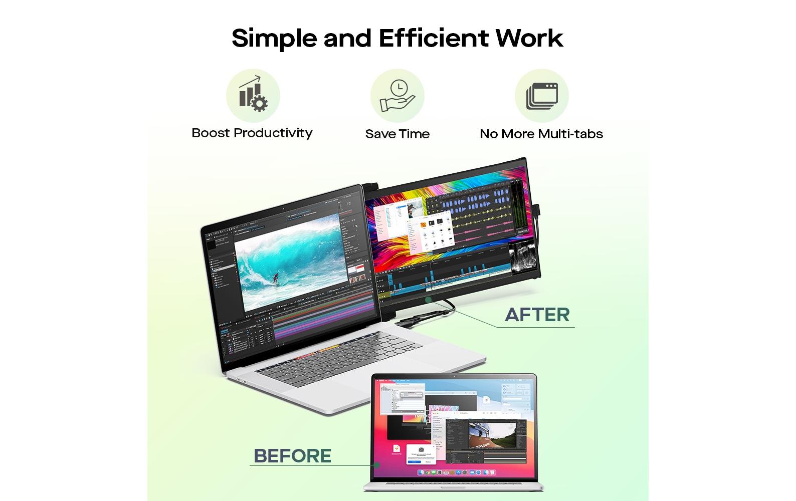 Mobile Pixels Monitor Duex Max DS 14.1