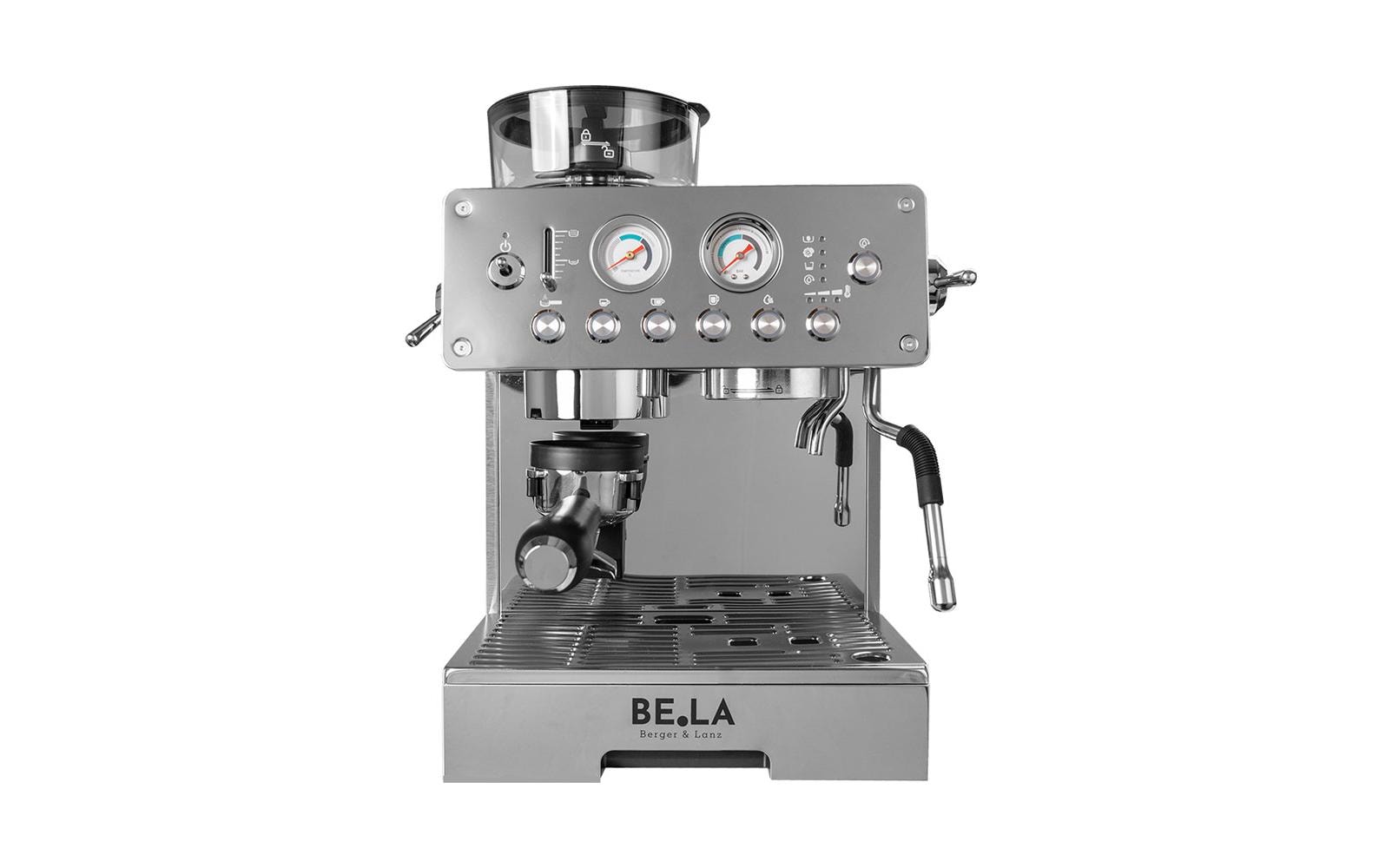 Berger Lanz Siebträgermaschine STK03CNS Silber