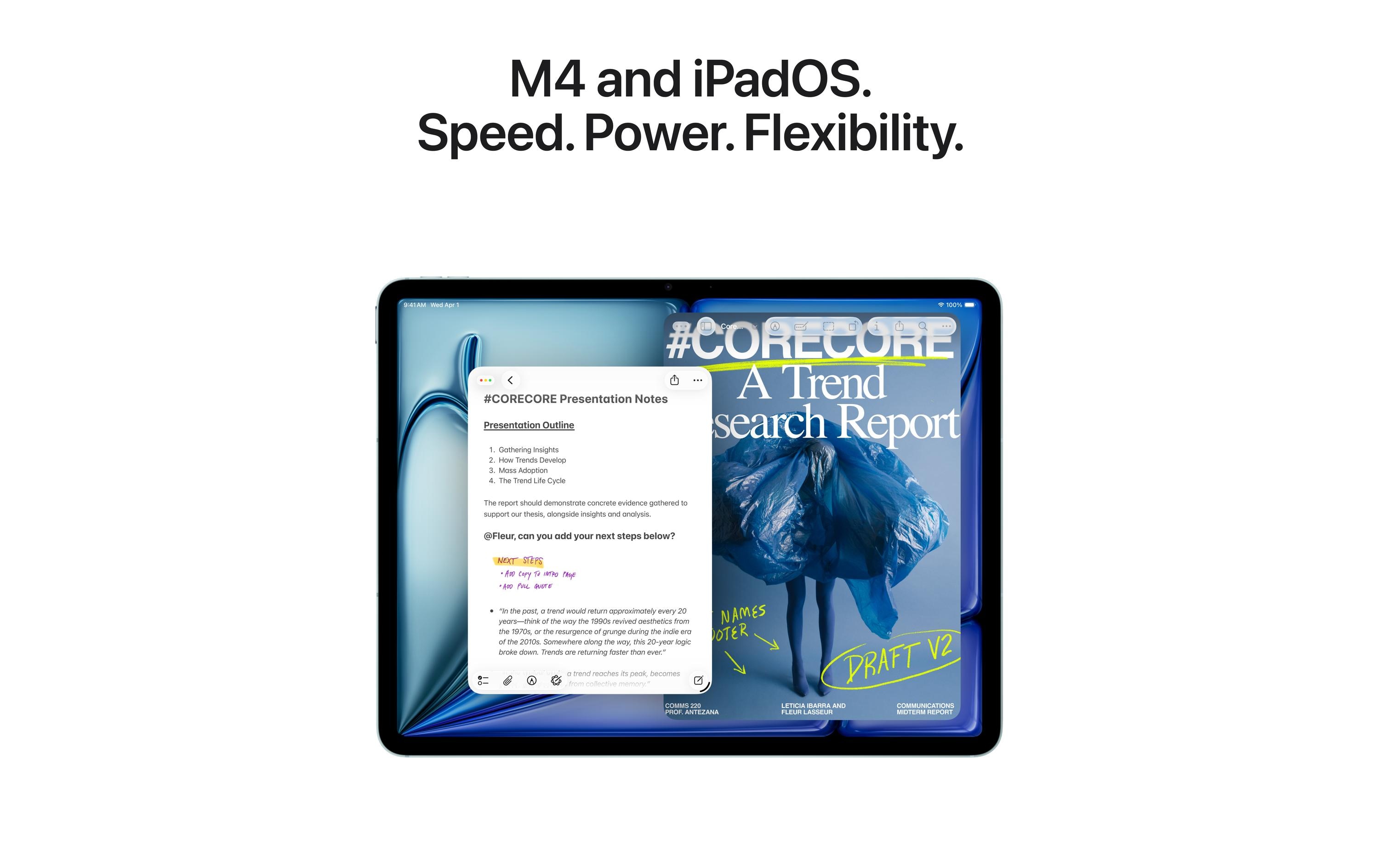 Apple iPad Air 11 M4 Cellular 2026 128 GB Polarstern