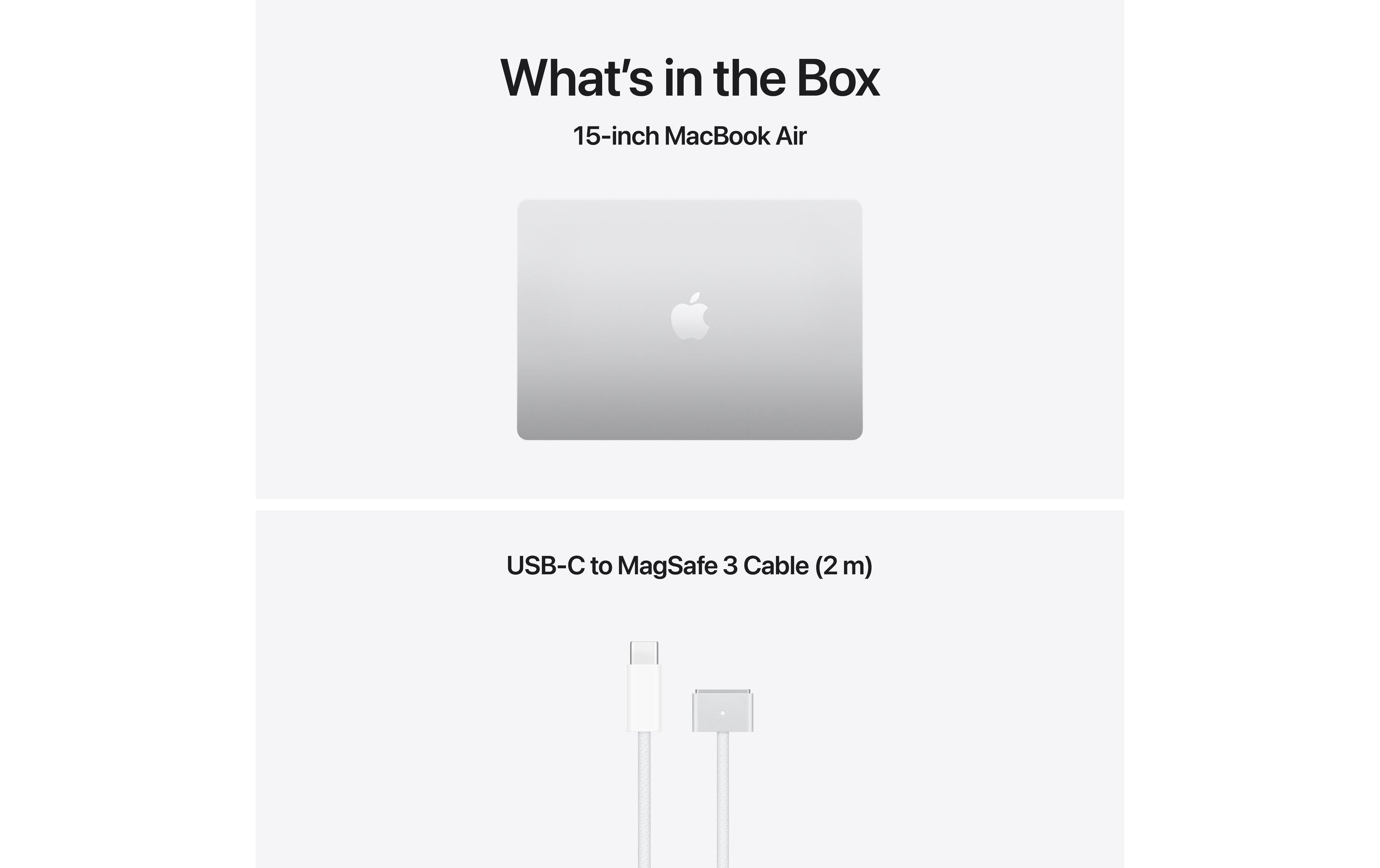 Apple MacBook Air 15 2026 M5 10C GPU / 24 GB / 1 TB Silber
