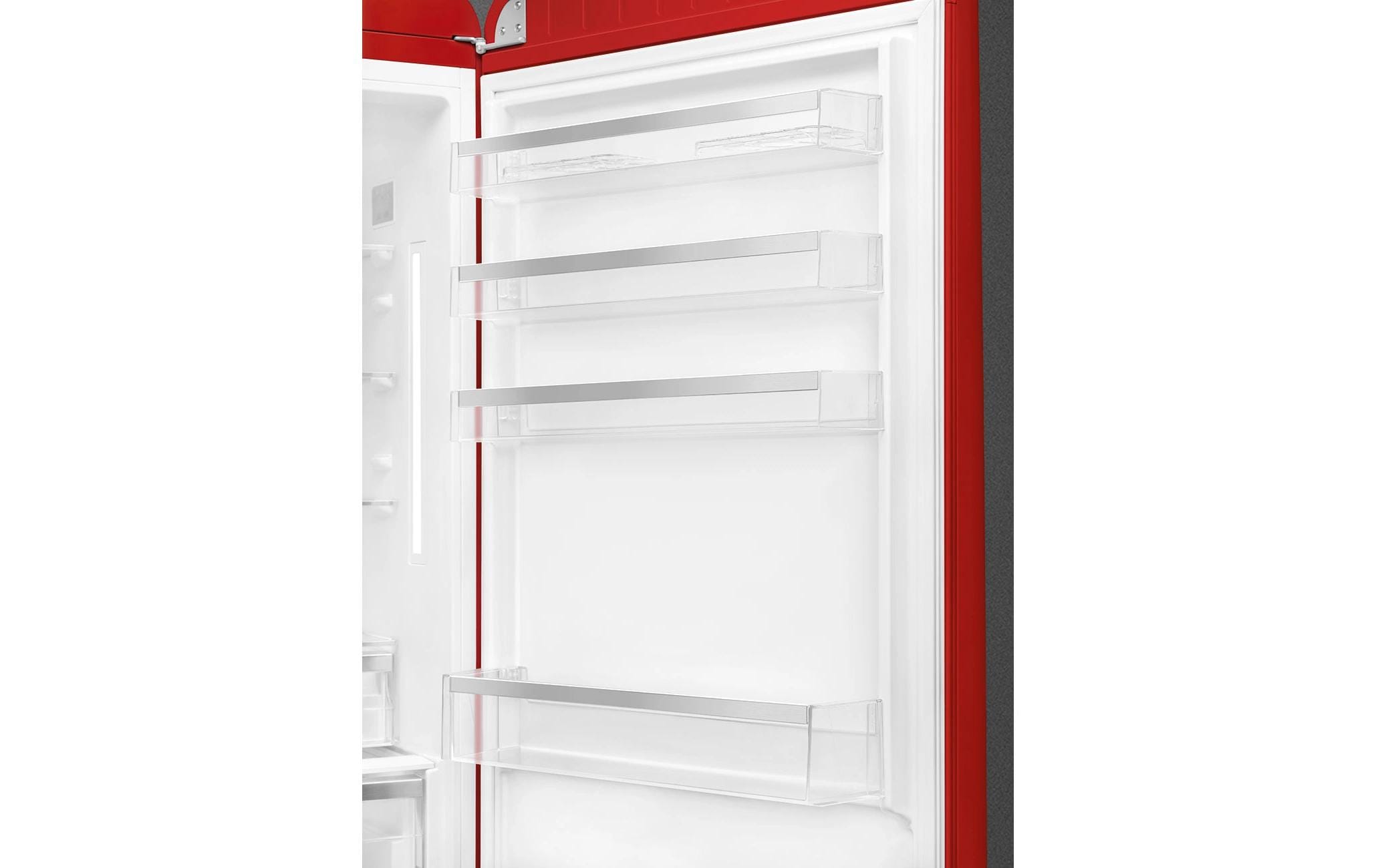 SMEG Kühl-Gefrierkombination FAB38RRD6 Rot, Rechts