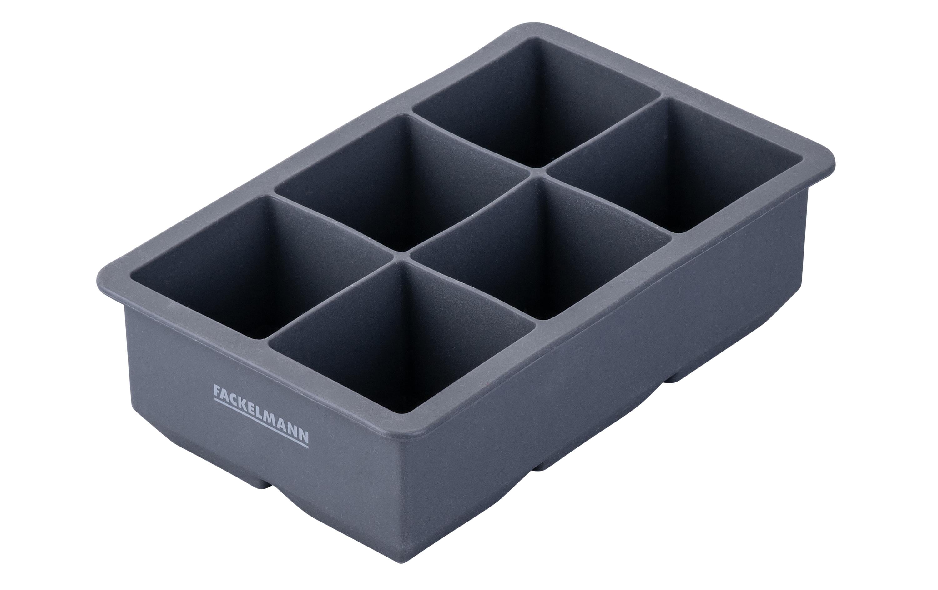 Fackelmann Eiswürfelform XXL 150 x 95 x 45 mm, Grau