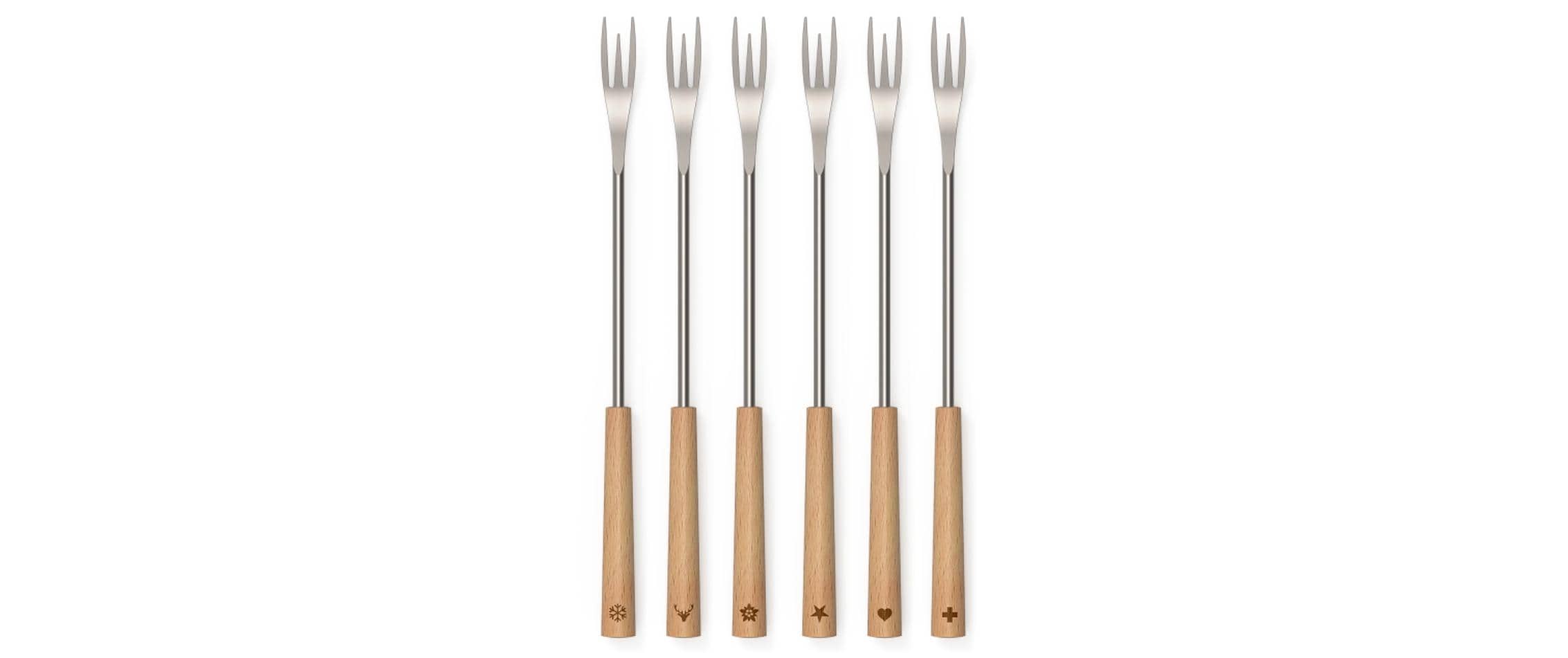 Kisag Fondue-Teleskopgabel 6 Personen, Braun Kisag Fondue-Teleskopgabel 6 Personen, Braun