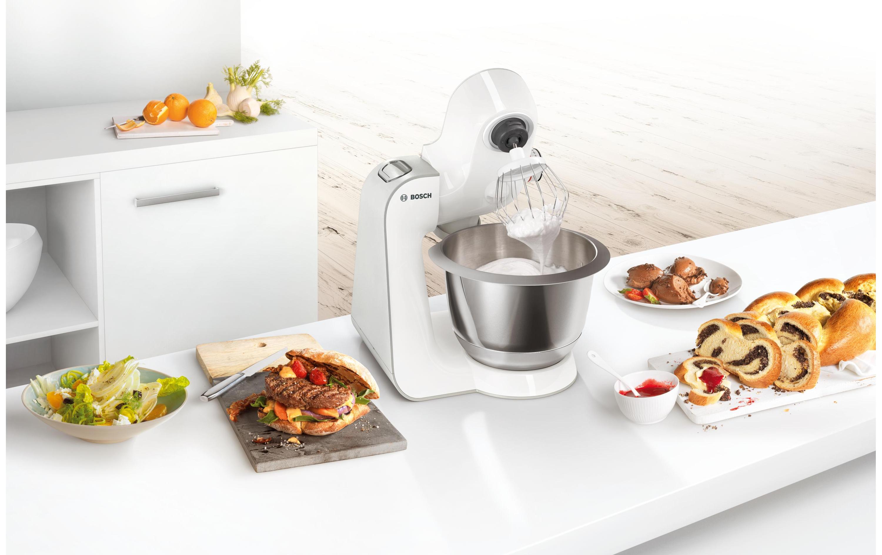 Bosch Küchenmaschine Serie 4 MUM 5 Silber/Weiss